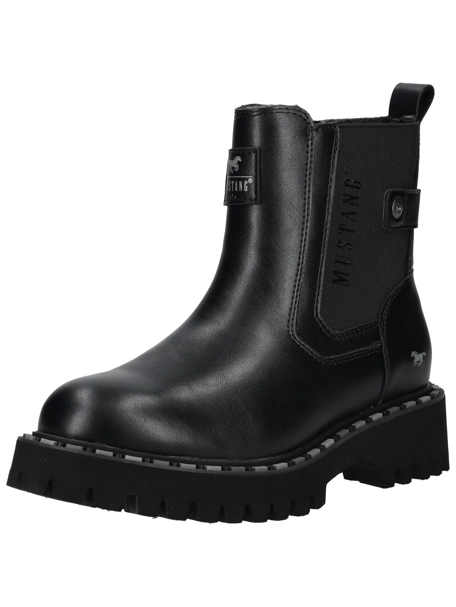 Mustang Shoes Stiefelette "Mustang Shoes Stiefelette Lederimitat/Textil" günstig online kaufen
