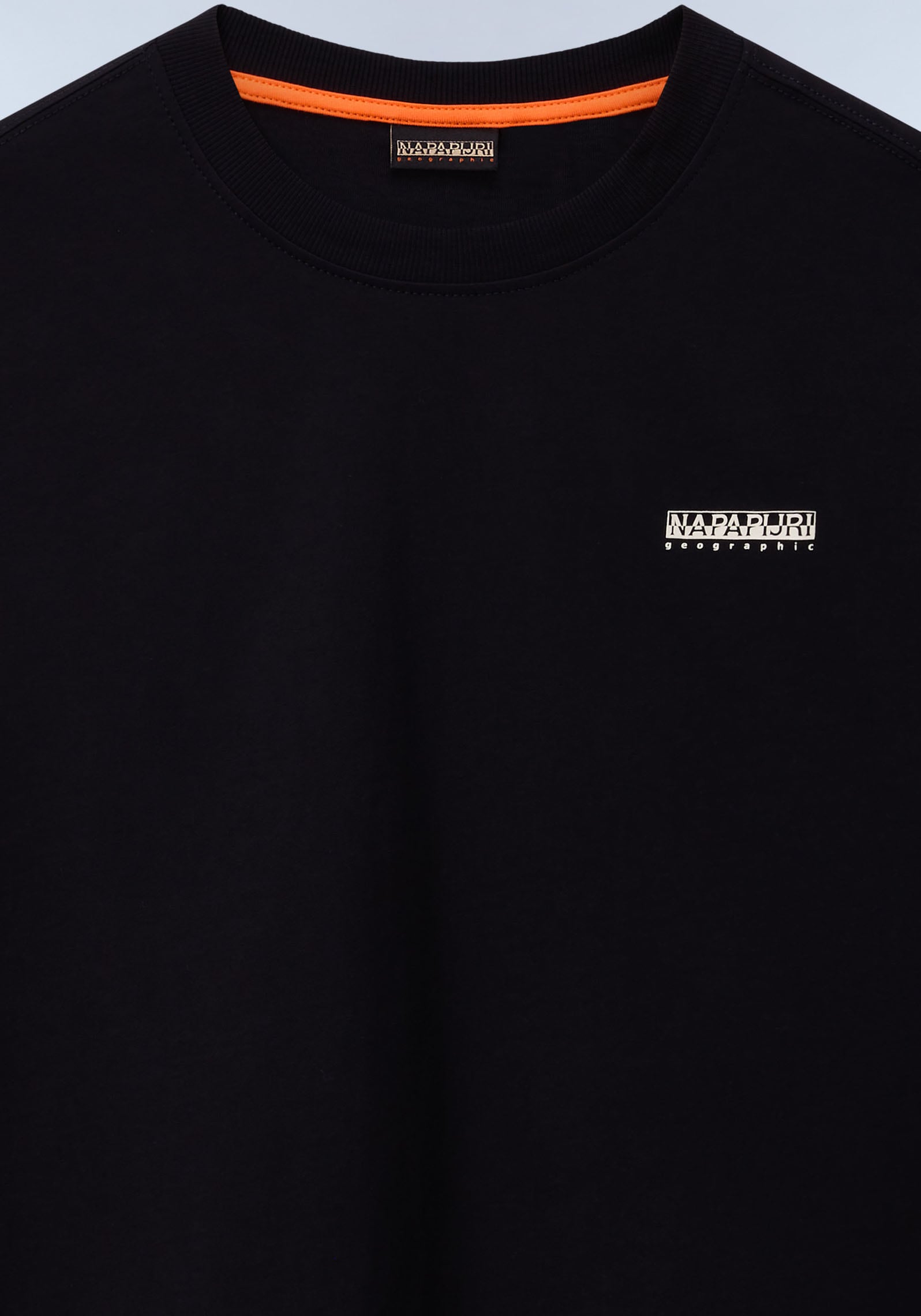 Napapijri T-Shirt "S-SMALL BOX" mit Kurzarm-Design, aus Baumwoll-Jersey, normale Schnittform