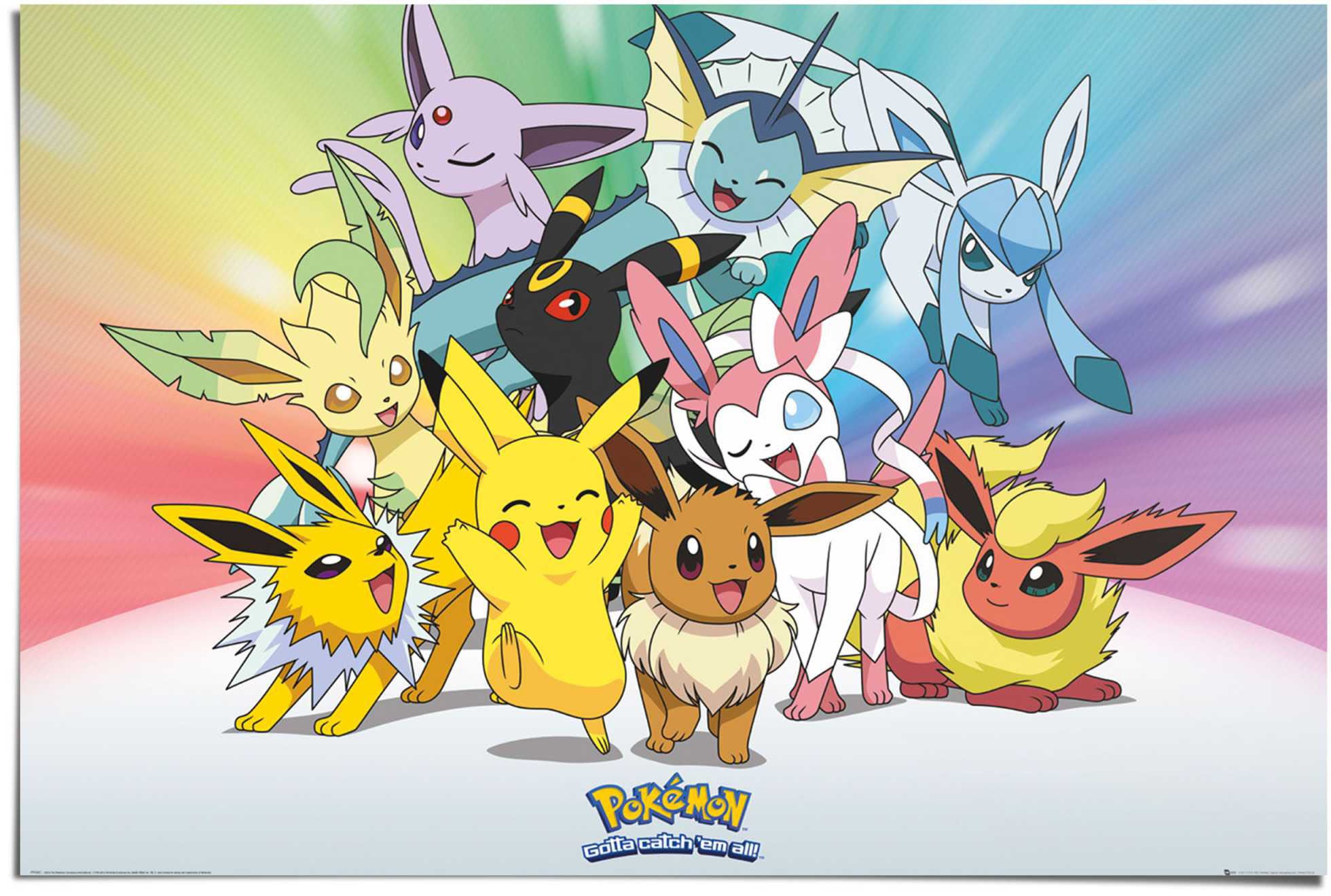 Reinders! Poster »Poster Pokemon«, Comic, (1 St.)