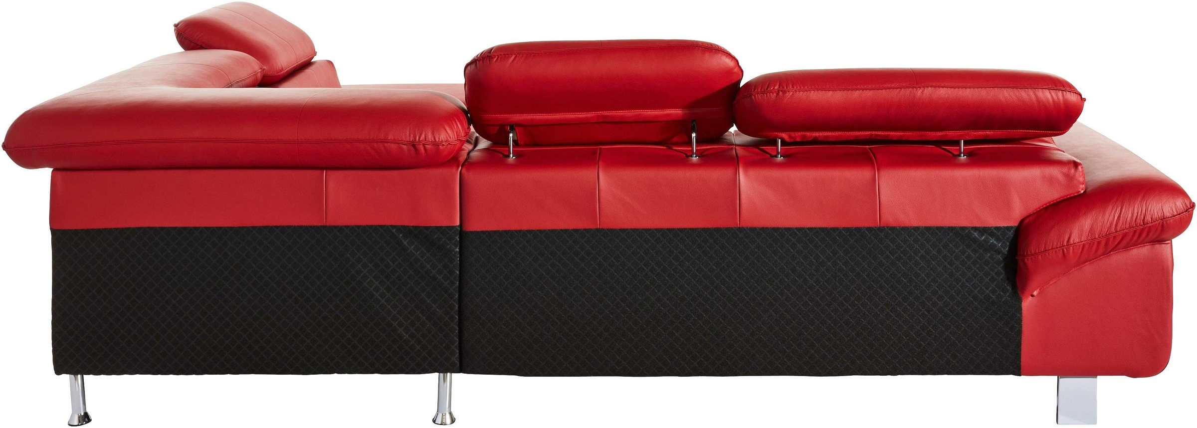 COTTA Polstergarnitur »Driver L-Form«, (Set), Set bestehend aus: Ecksofa mit Kopfteilverstellung & Hocker