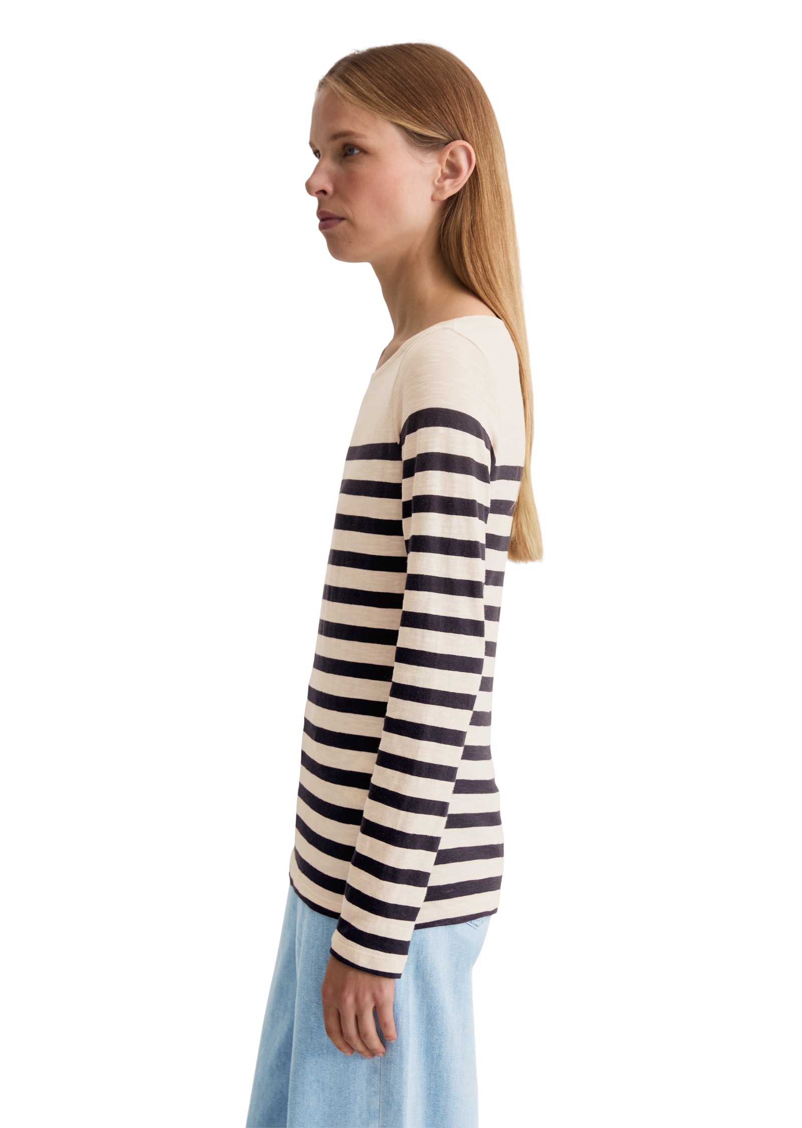 Marc O'Polo Langarmshirt »aus Slubjersey«