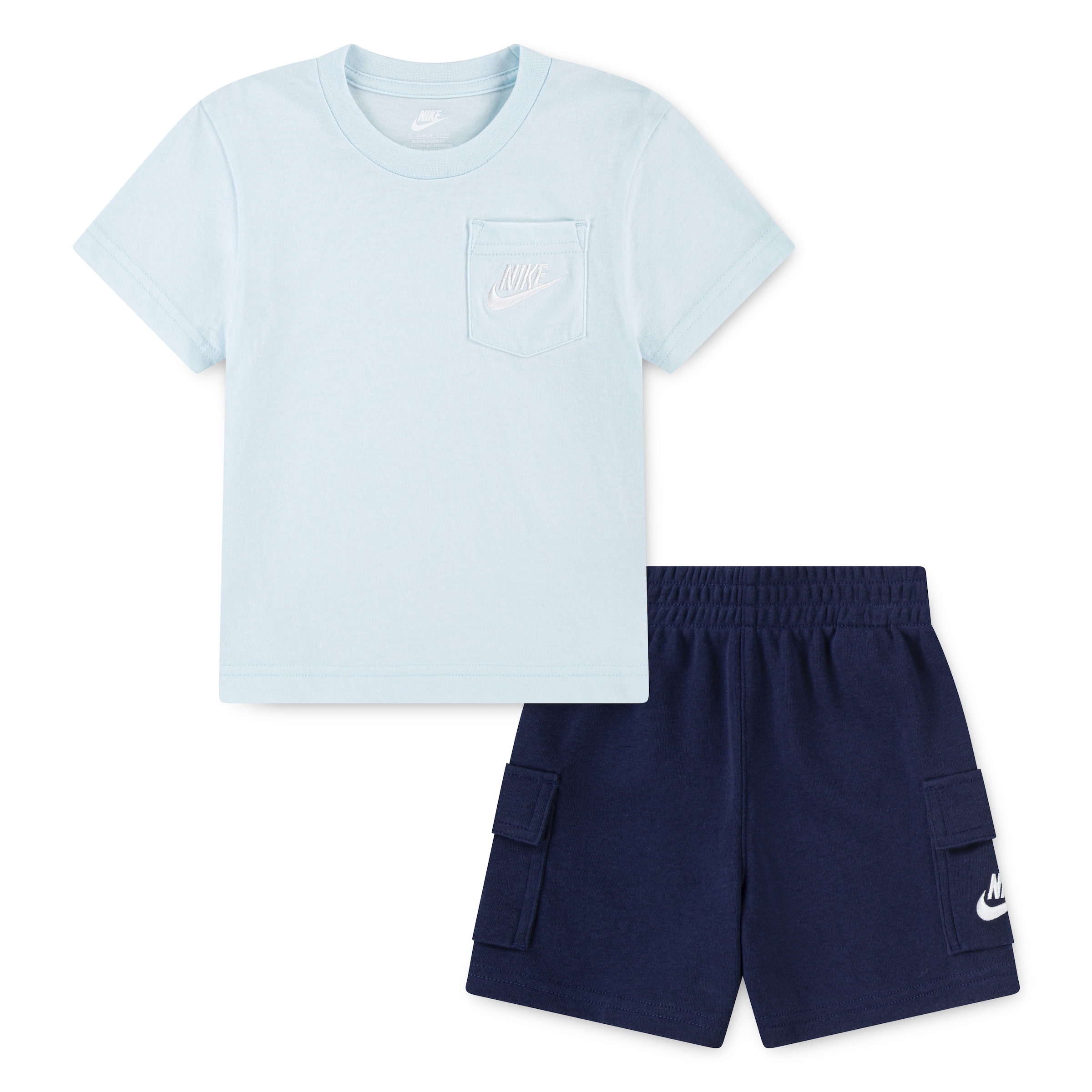 Nike Sportswear T-Shirt & Shorts »NKB B NSW PKT TEE FT SHORT SET« Set, 2 Stk. für Kinder
