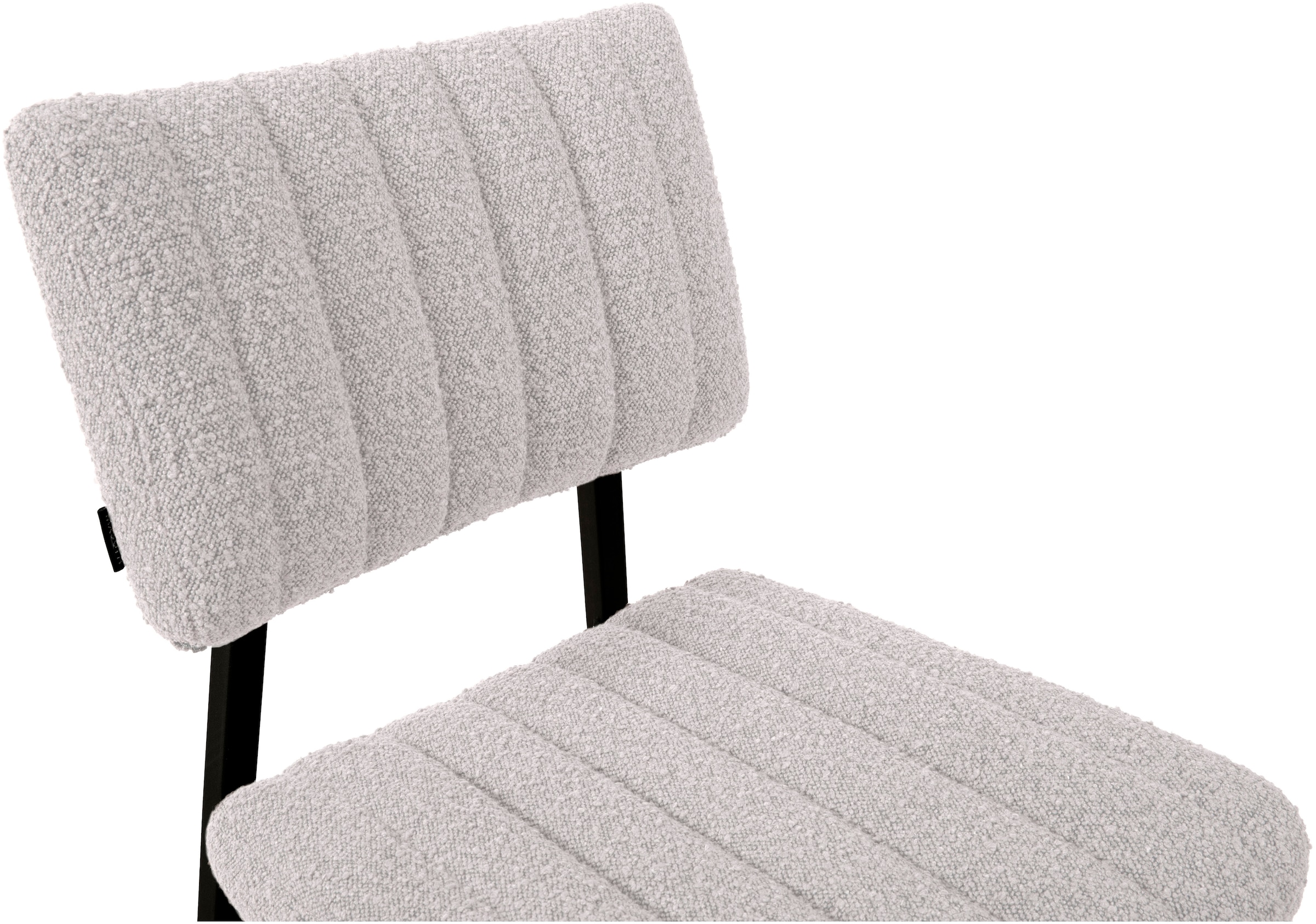 OMG Design Esszimmerstuhl »Dirk«, (Set), 2 St., Stoff, moderner Boucle Bezug, bequem gepolstert