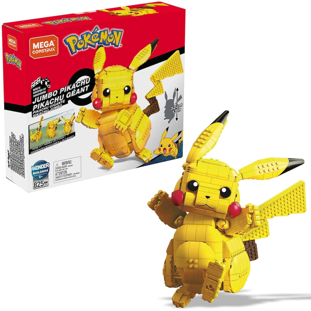 MEGA Spielfigur »Pokémon Jumbo Pikachu«, zum Zusammenbauen