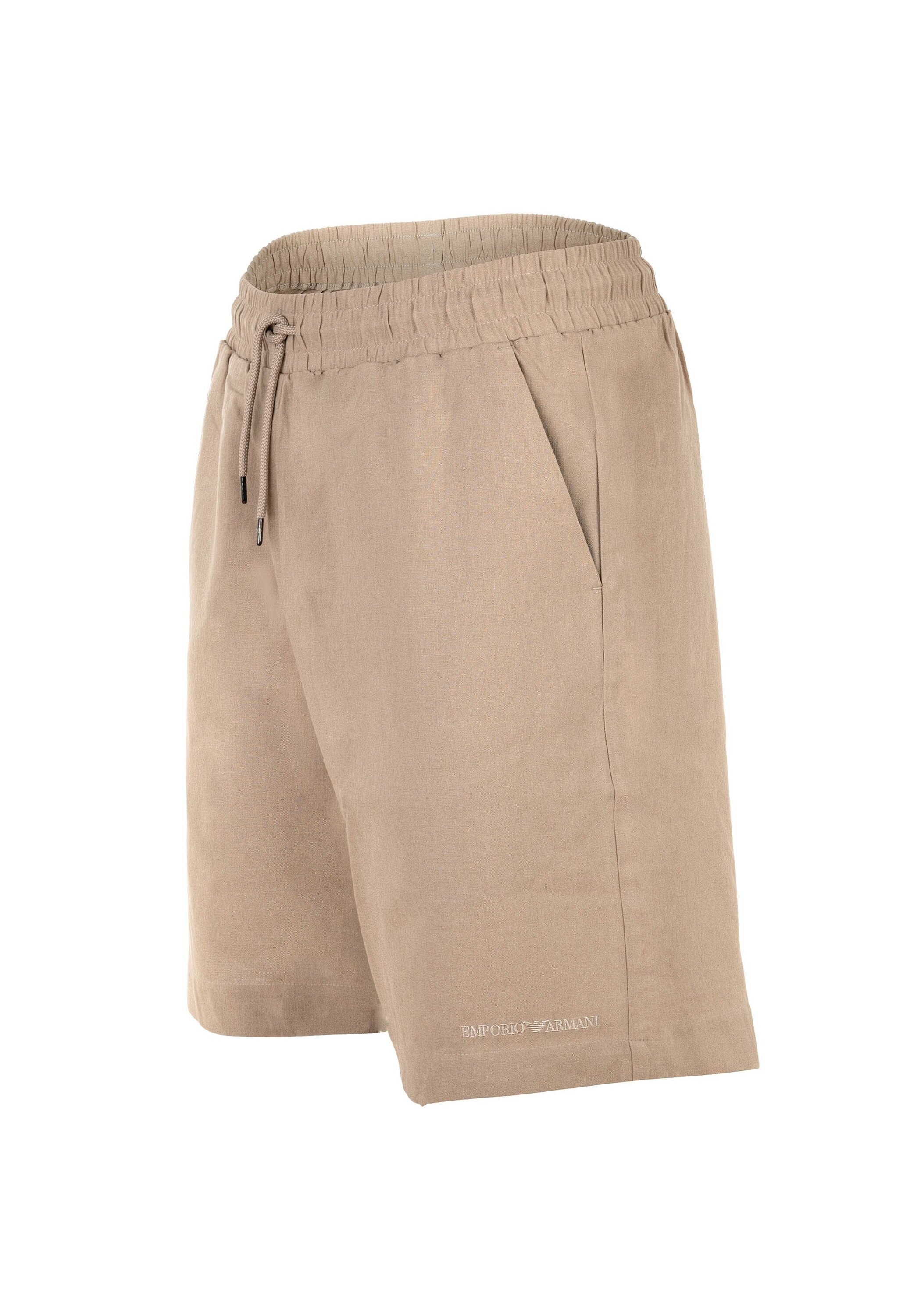 Emporio Armani Bermudas "Bermuda-Shorts LINEN BLEND 1er Pack" günstig online kaufen