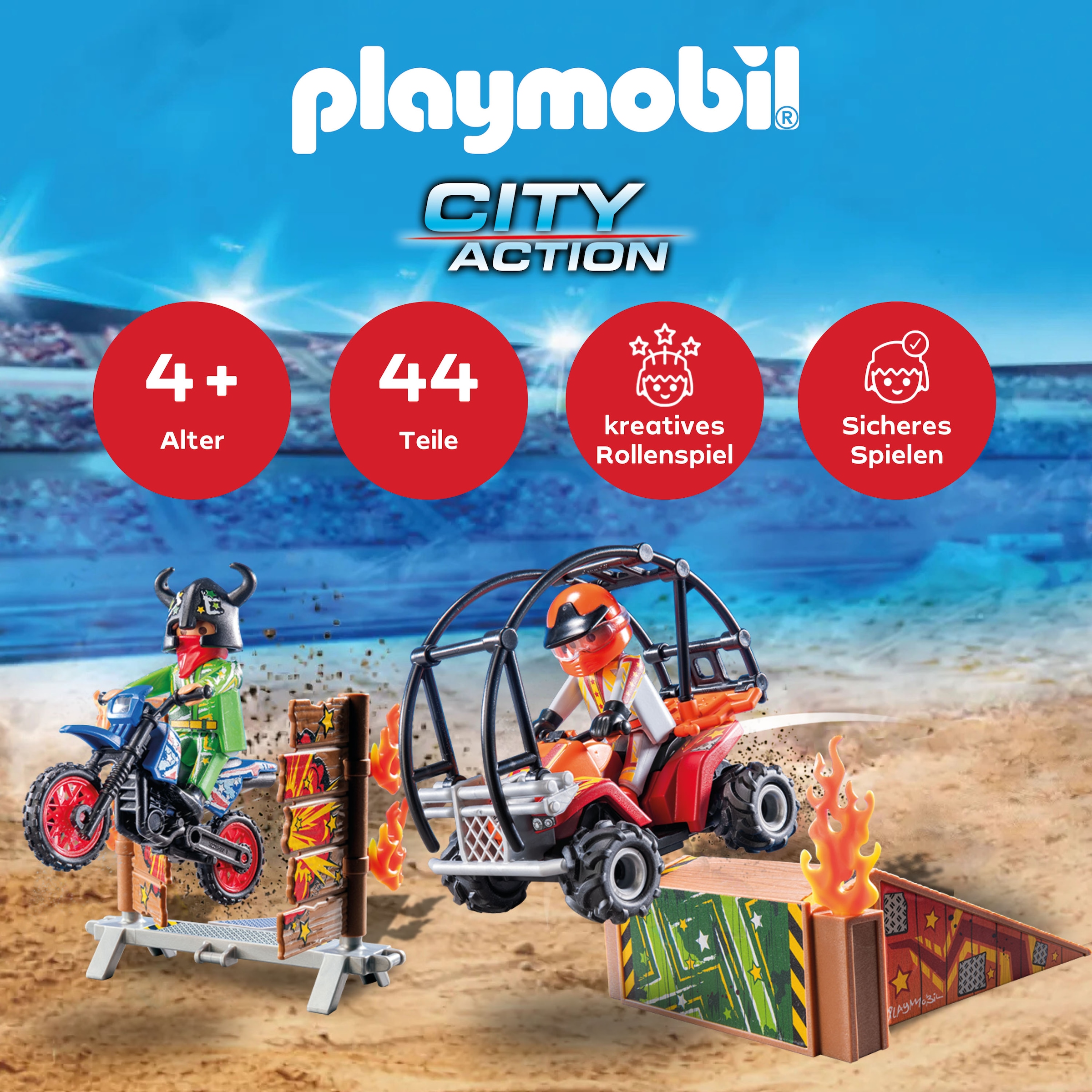 Playmobil® Konstruktions-Spielset »Stunt Show (71808), Playmobil Stunt Show«, (44 St.), Made in Europe