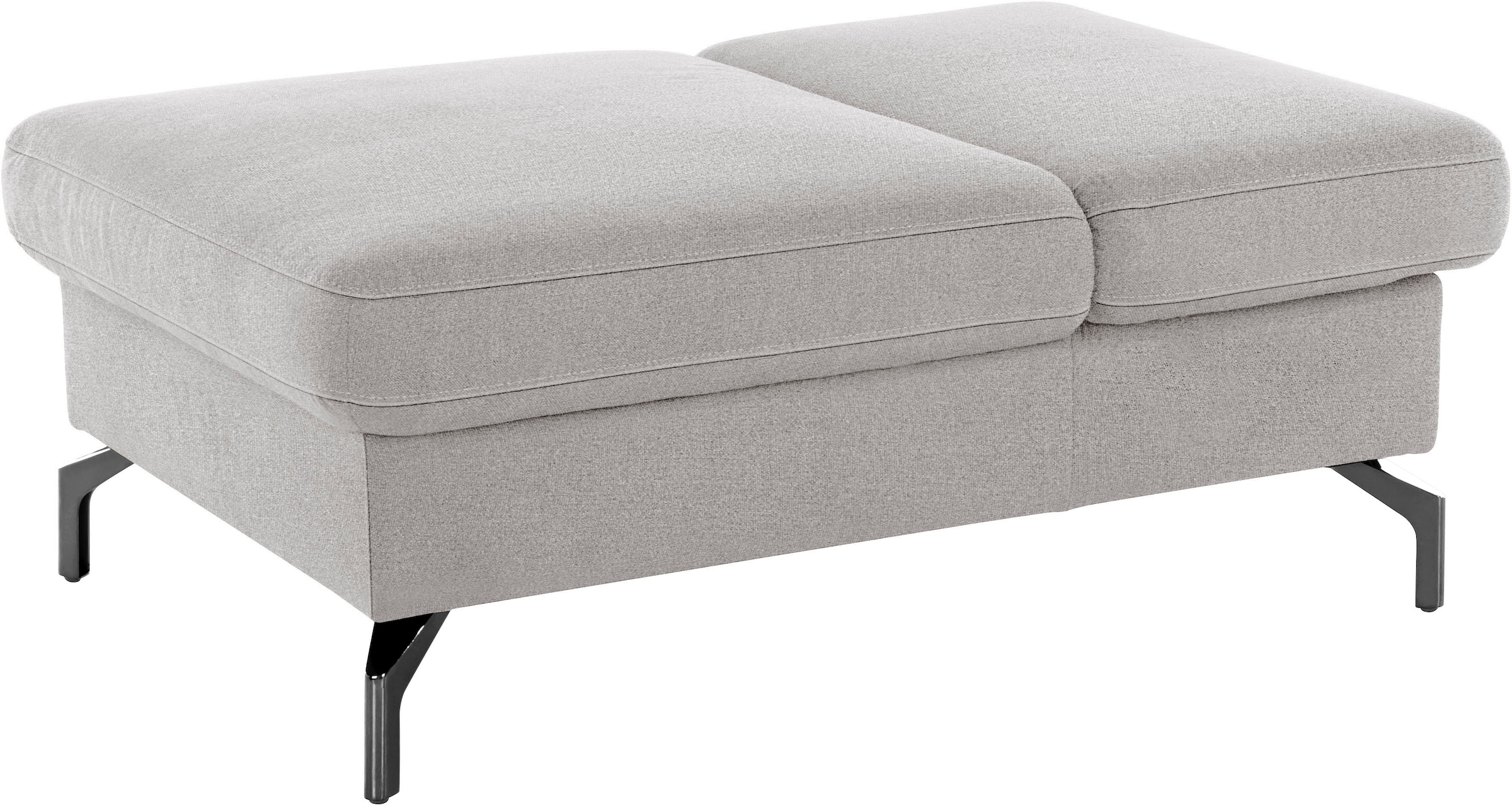 sit&more Hocker »Brisbane«, Fußhöhe 12 cm, mit Federkern und Klappfunktion