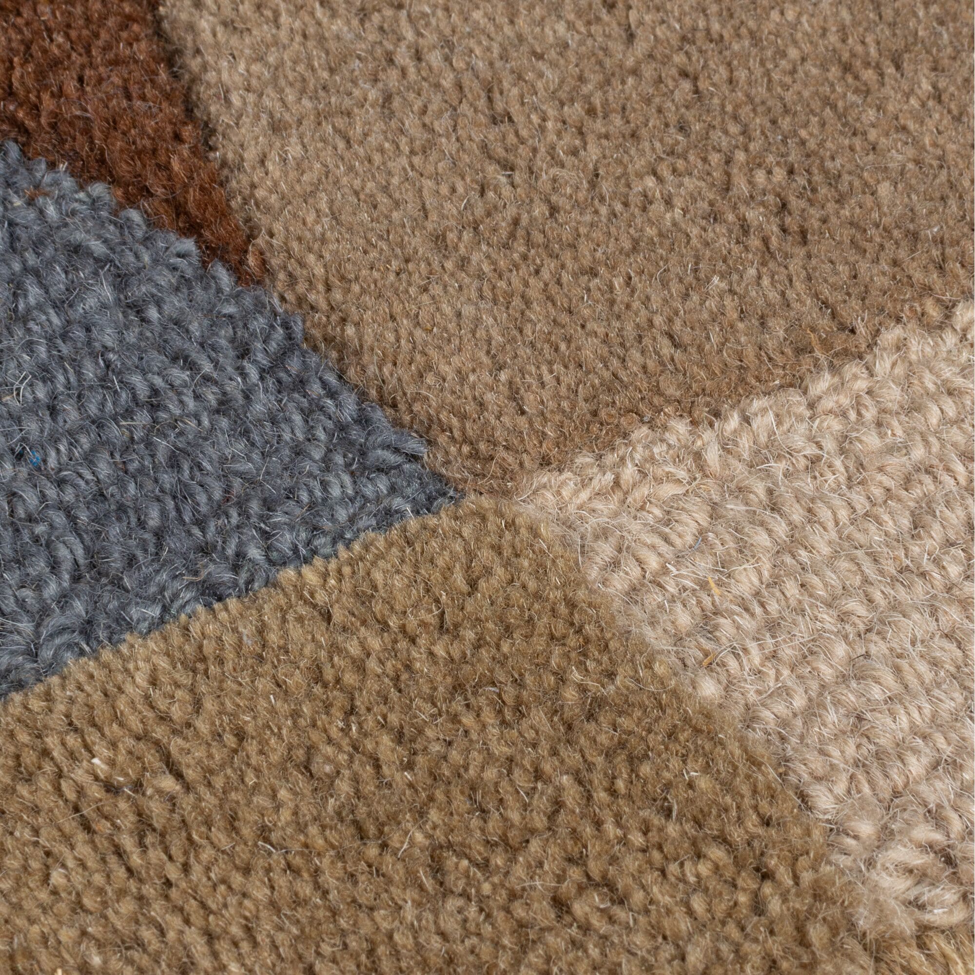 FLAIR RUGS Wollteppich »Mia Ellipse«, rechteckig, 12 mm Höhe, mit gebogenem Zuschnitt