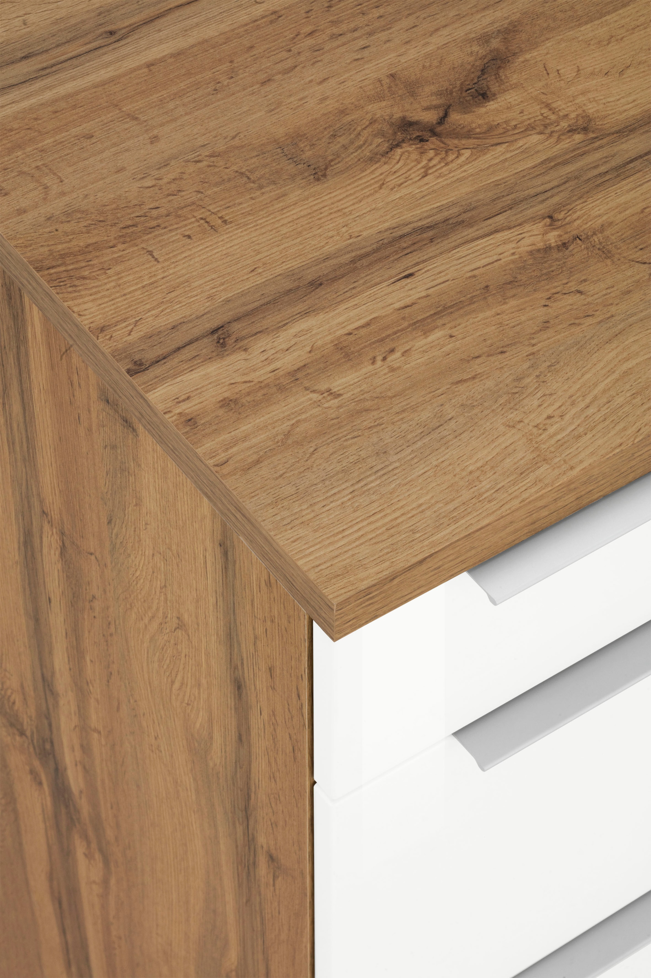 KOCHSTATION Küchenzeile »KS-Brindisi« Breite 220 cm, wahlweise mit E-Geräten, mit MDF-Fronten