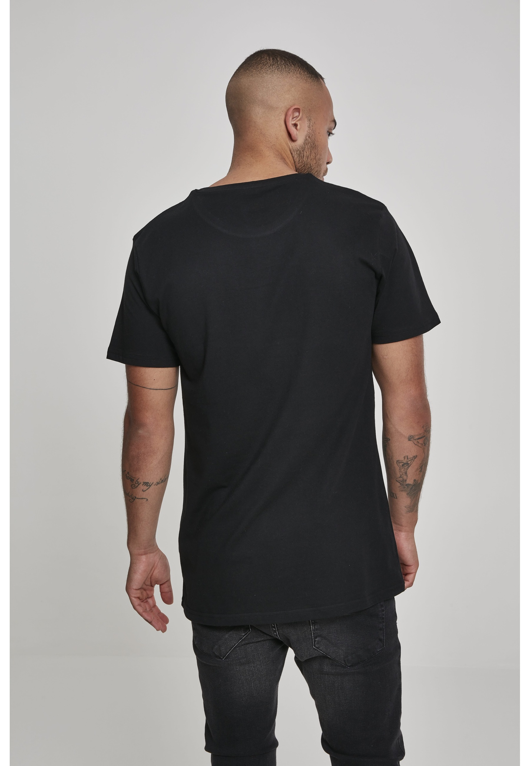 MisterTee T-Shirt »MisterTee Herren Wu-Wear Black Logo T-Shirt« 1 Stk.
