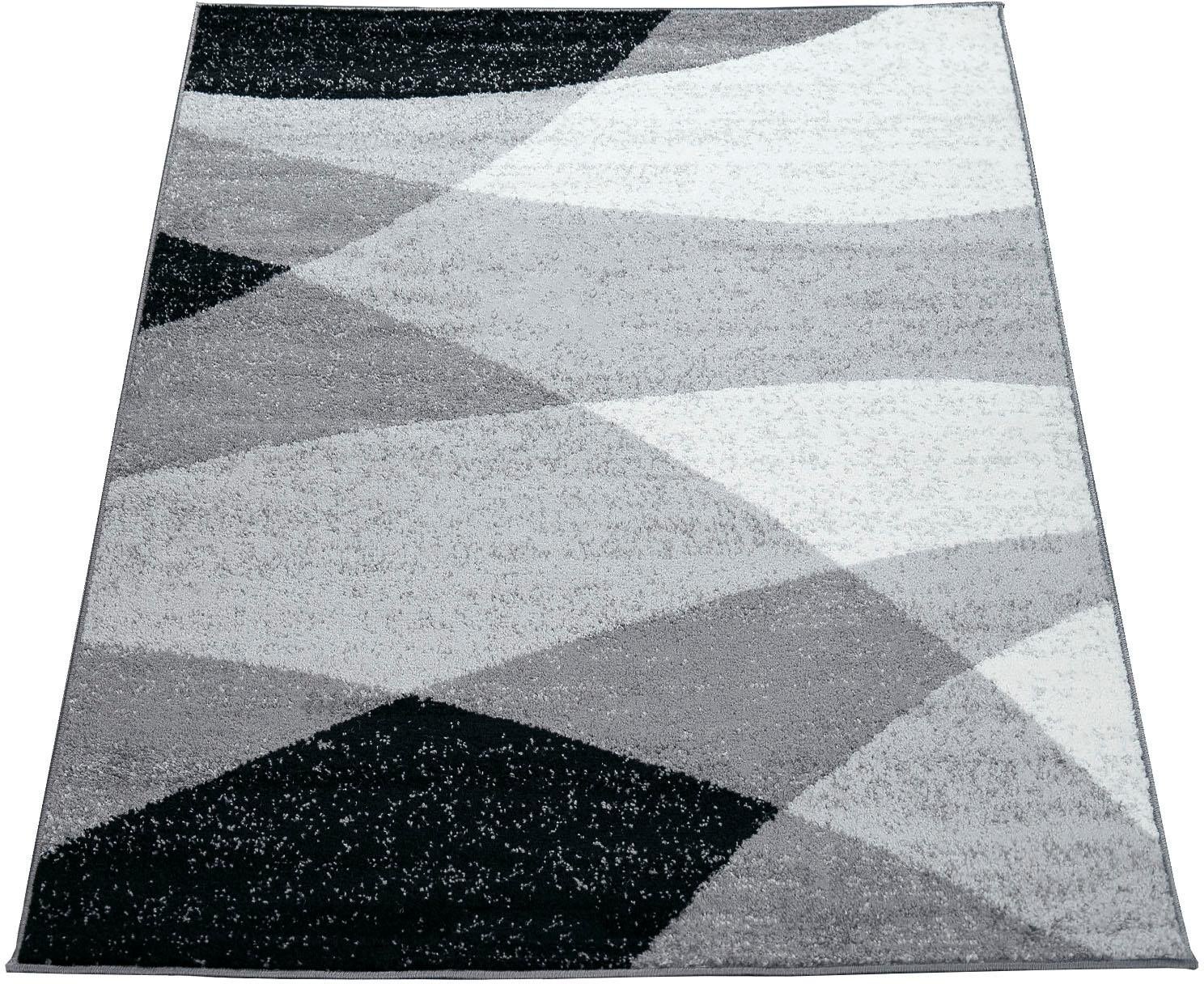Paco Home Teppich »Fiesta 110«, rechteckig, 12 mm Höhe, Kurzflor, Designer Teppich, ideal im Wohnzimmer & Schlafzimmer