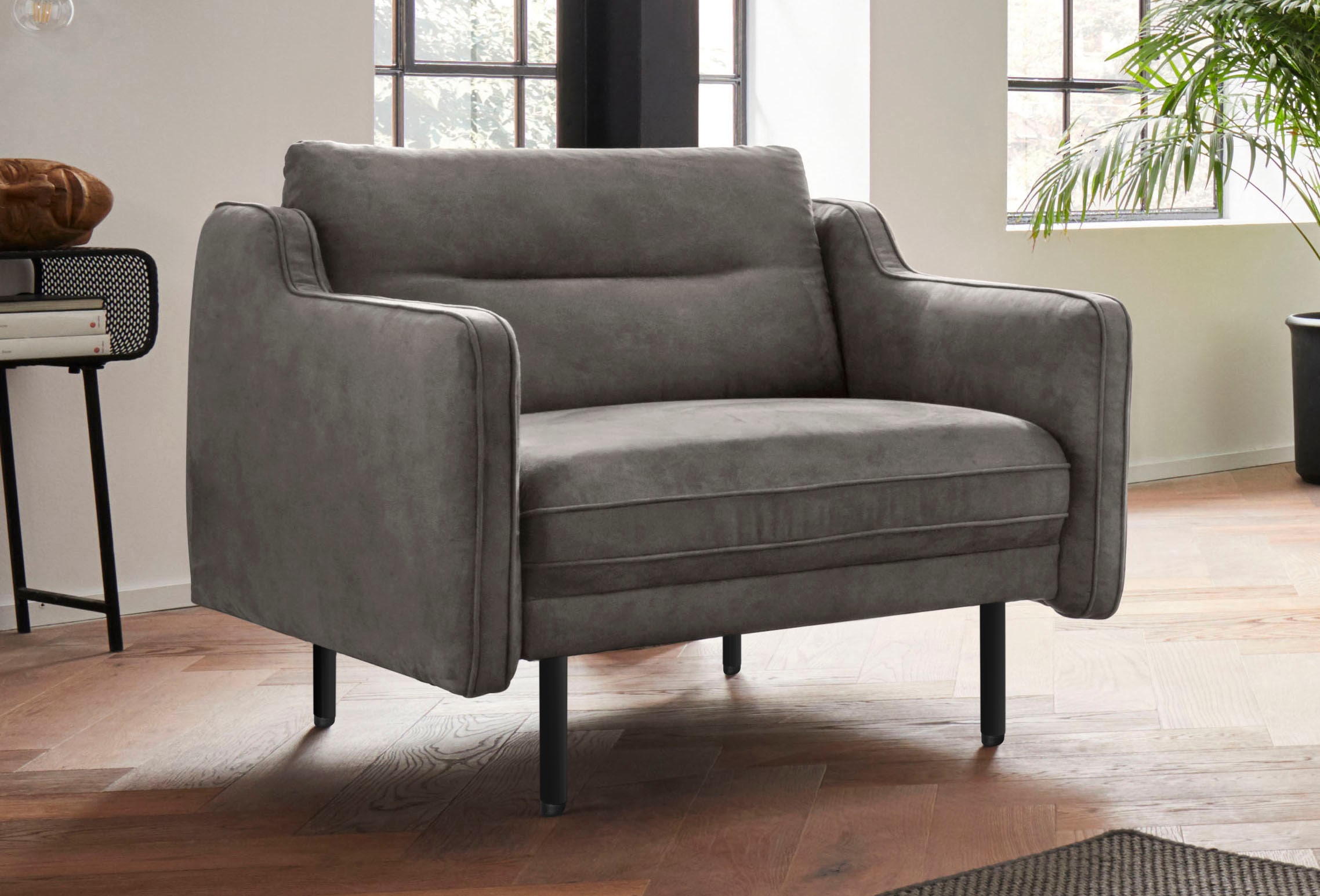 Home affaire Sessel "Nordfyn" edles Design in 3 Bezugsqualitäten, Design by günstig online kaufen