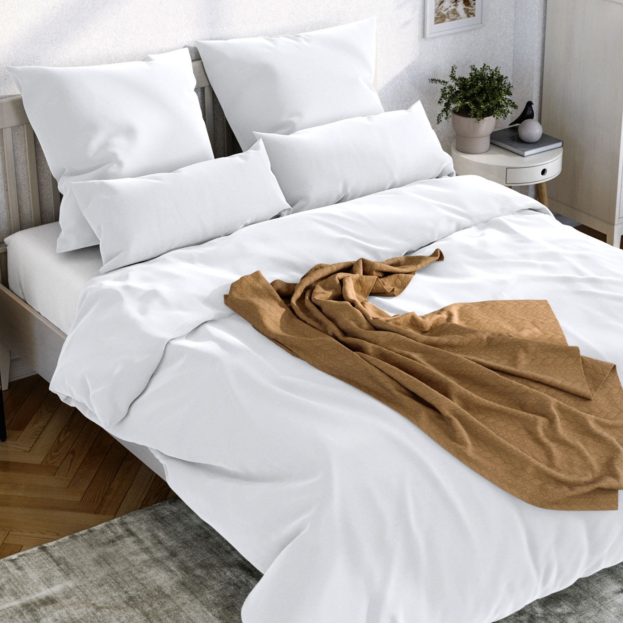 Wolkenfeld Bettwäsche "Mako-Satin Baumwollsatin Sommerbettwäsche" 3 Stk. 13 günstig online kaufen