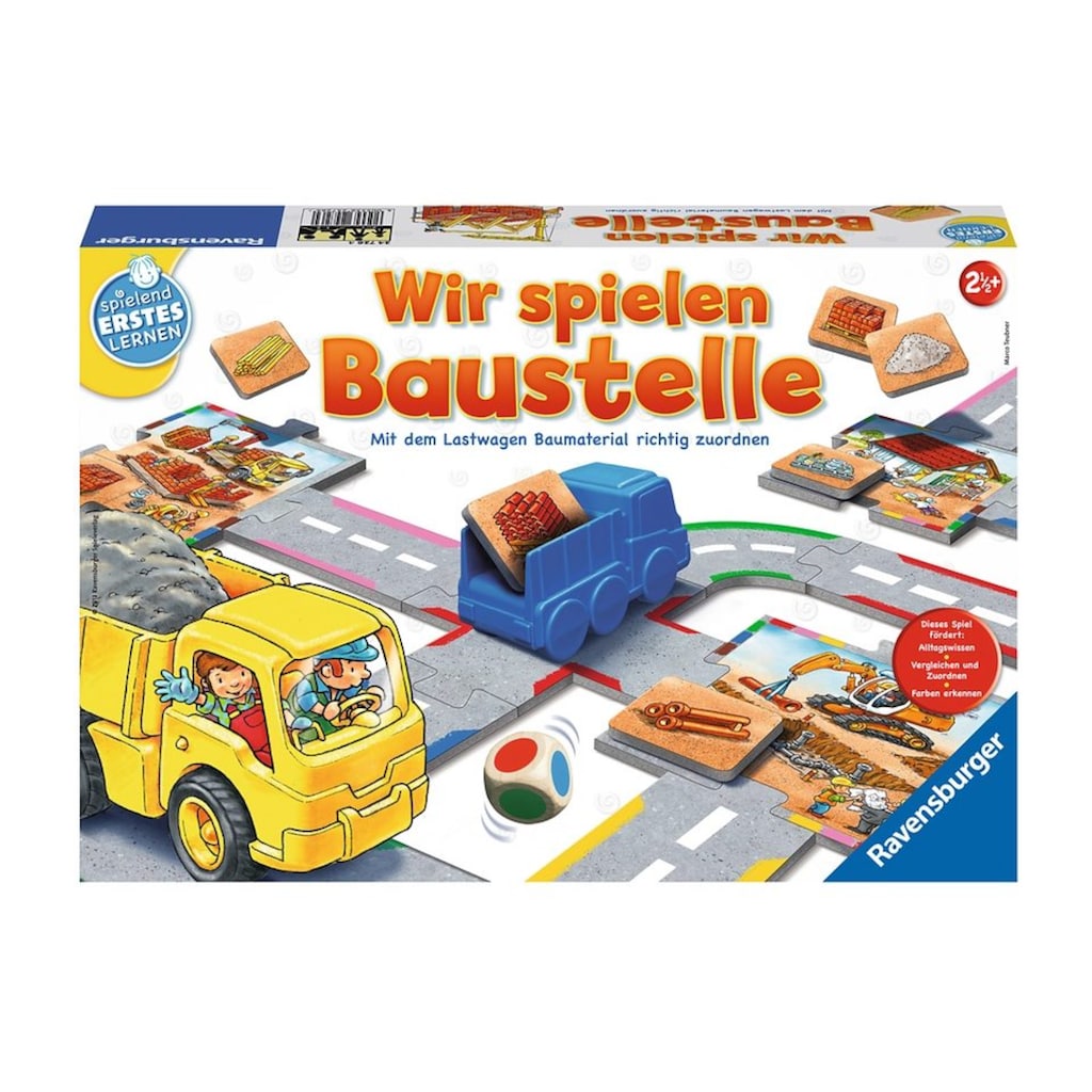 Ravensburger Spiel »Wir spielen Baustelle«, Made in Europe, FSC® - schützt Wald - weltweit