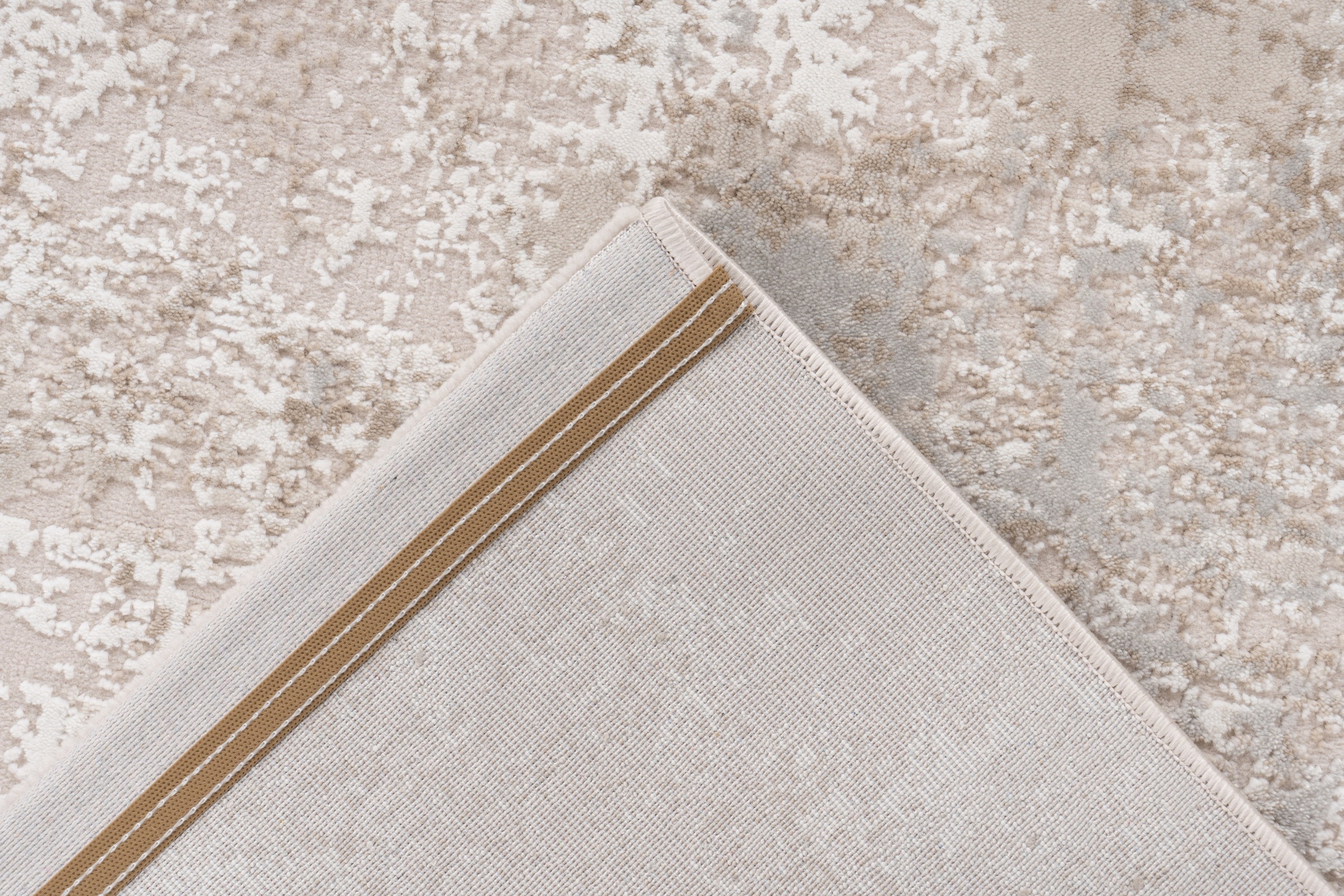 Teppich KAYOOM "Stage 725", beige, B:80cm H:11mm L:150cm, Polypropylen, Teppiche, Teppich, weicher Kurzflor, Struktur, Wohnzimmer 3