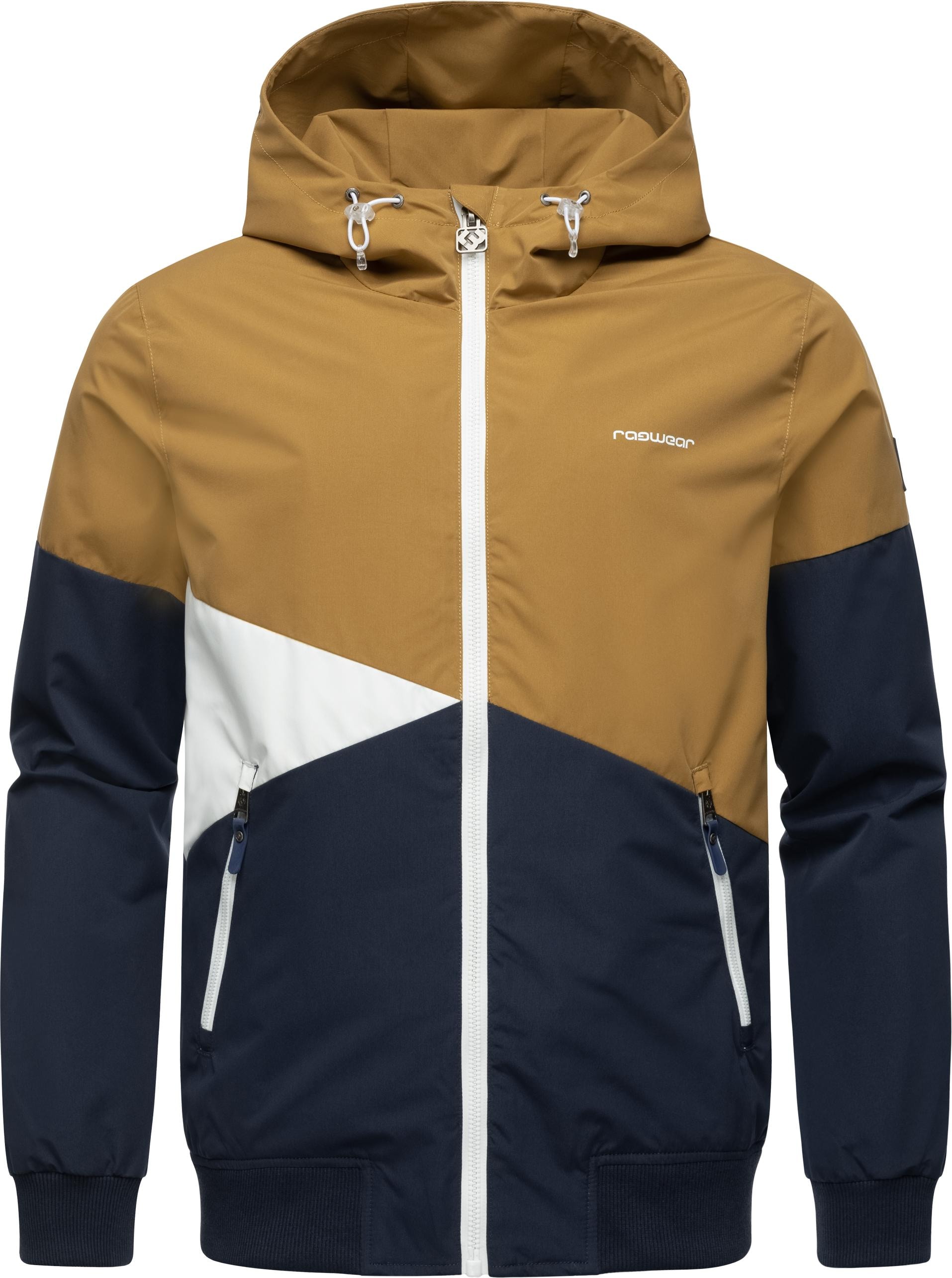 Ragwear Outdoorjacke "Renad", mit Kapuze, Ultraleichte Herren Übergangsjacke mit verstellbarer Kapuze