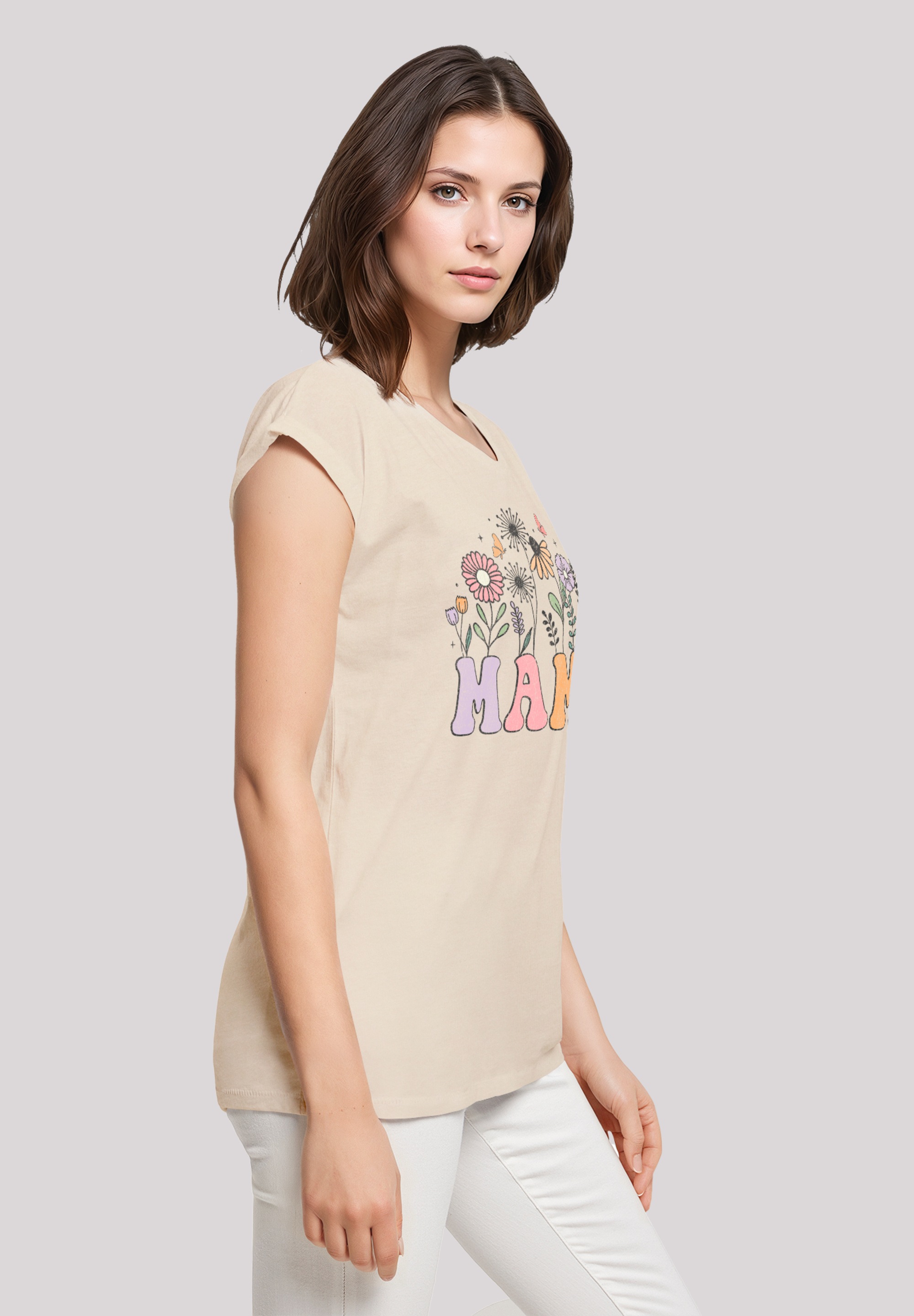 F4NT4STIC T-Shirt »Muttertags Blumen Mama«, Premium Qualität