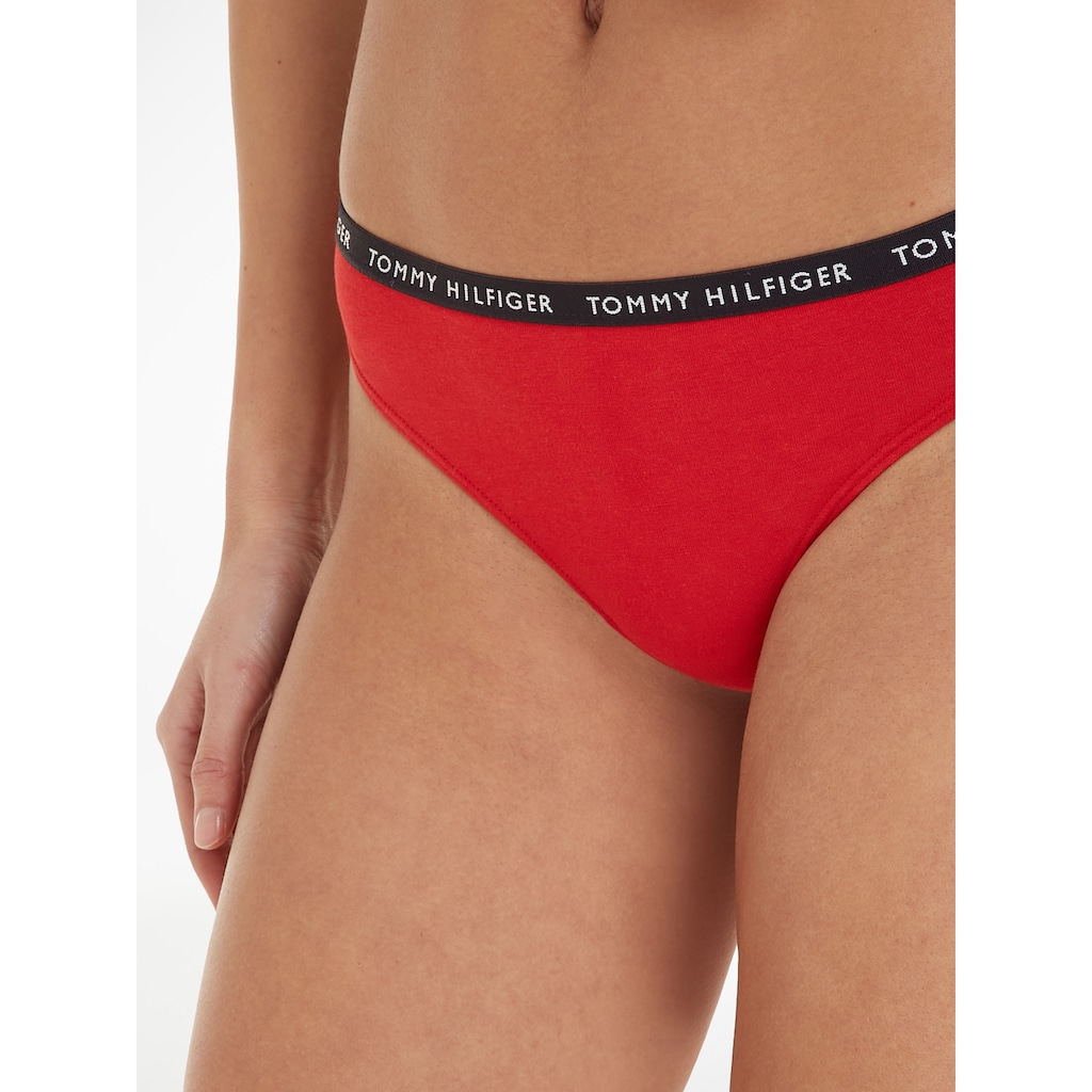 Tommy Hilfiger Underwear T-String, (3 St.), mit schmalem Logobündchen