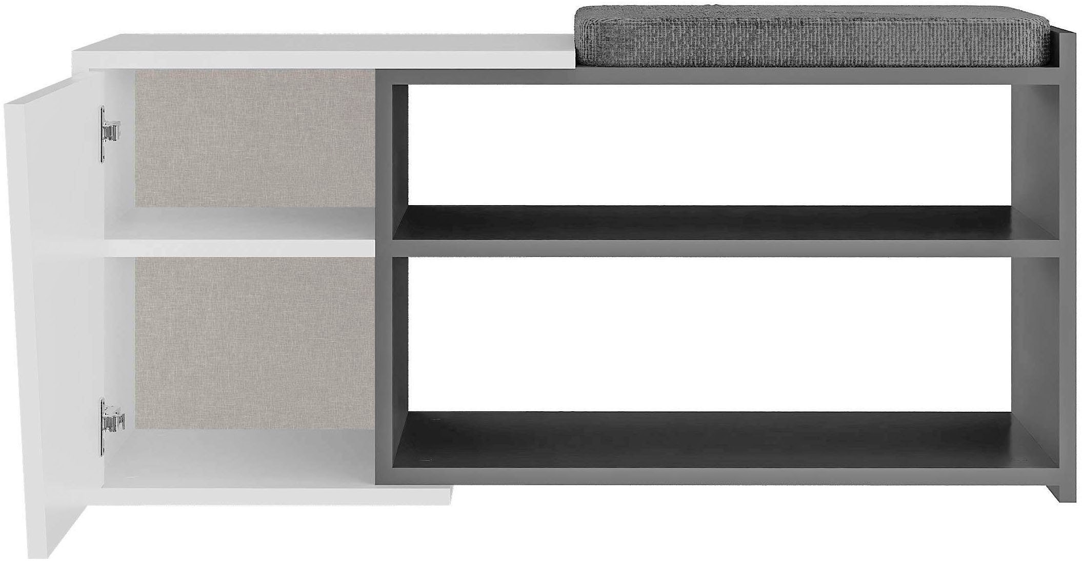 Decortie Schuhschrank »Fiona Schuhschrank«, (Packung), Einfache Montage,Platzsparend