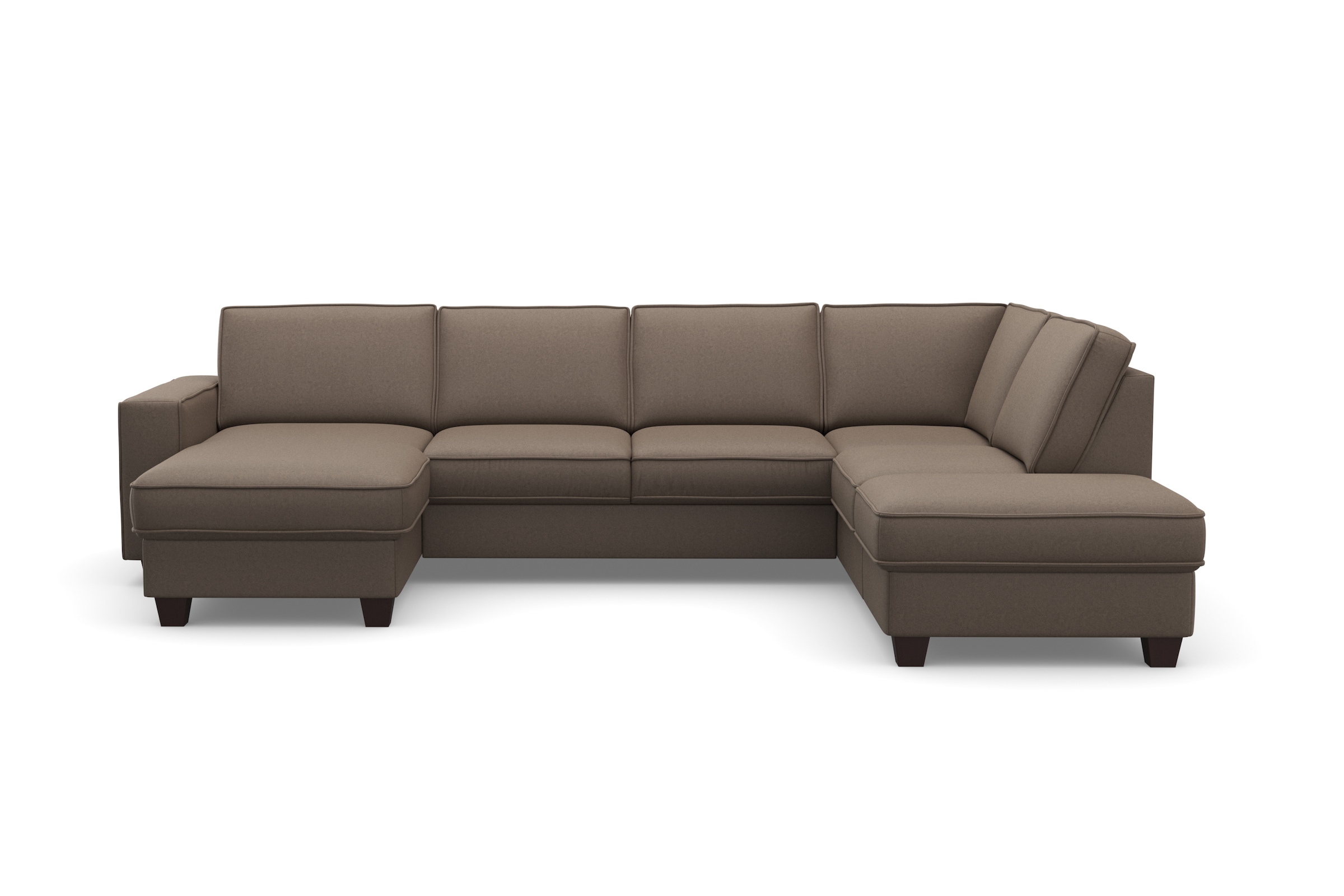 Home affaire Wohnlandschaft "County U-Form" wahlweise Ottomane links oder r günstig online kaufen