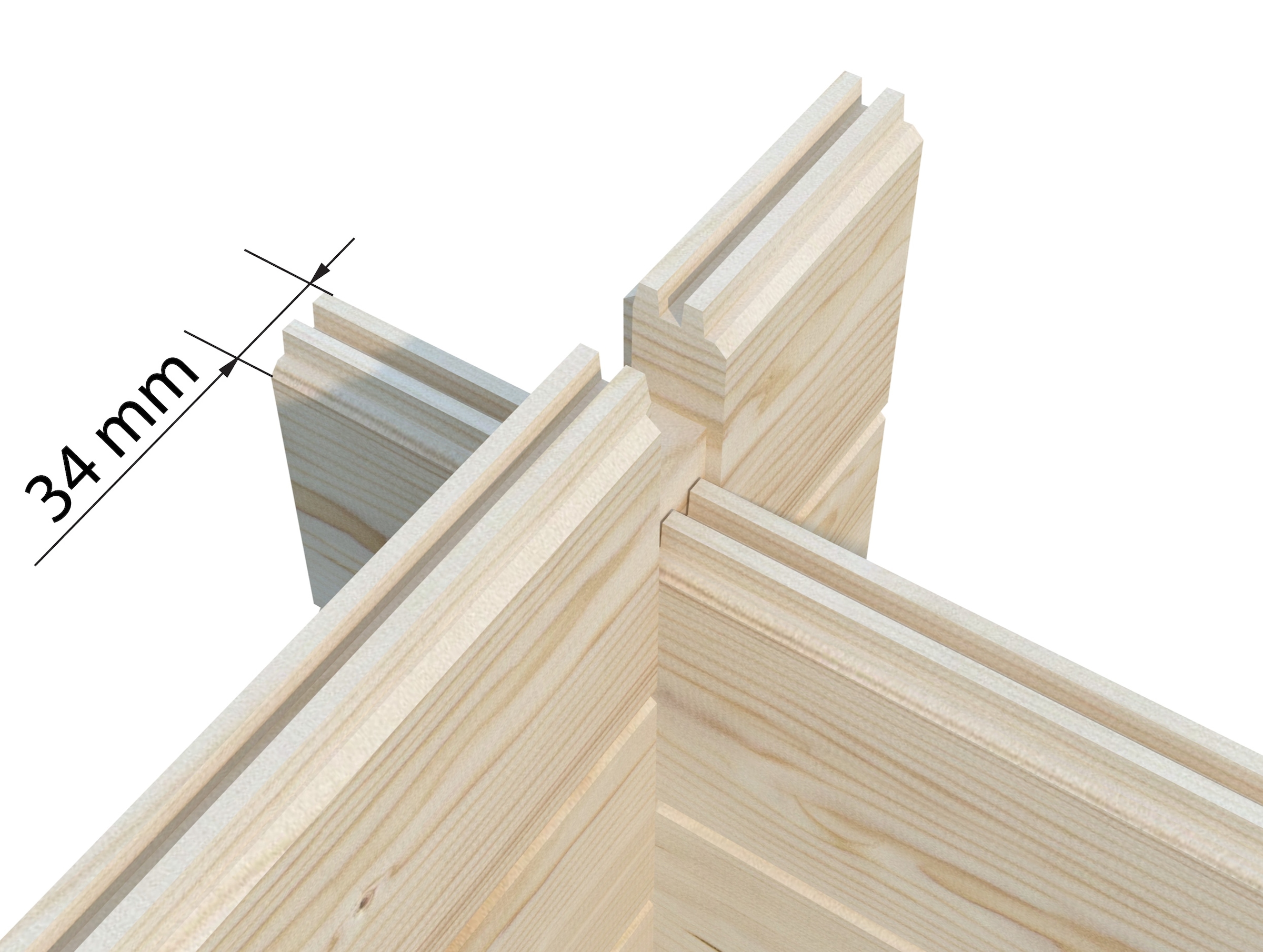 Palmako Gartenhaus »Emma« verschiedene Farben