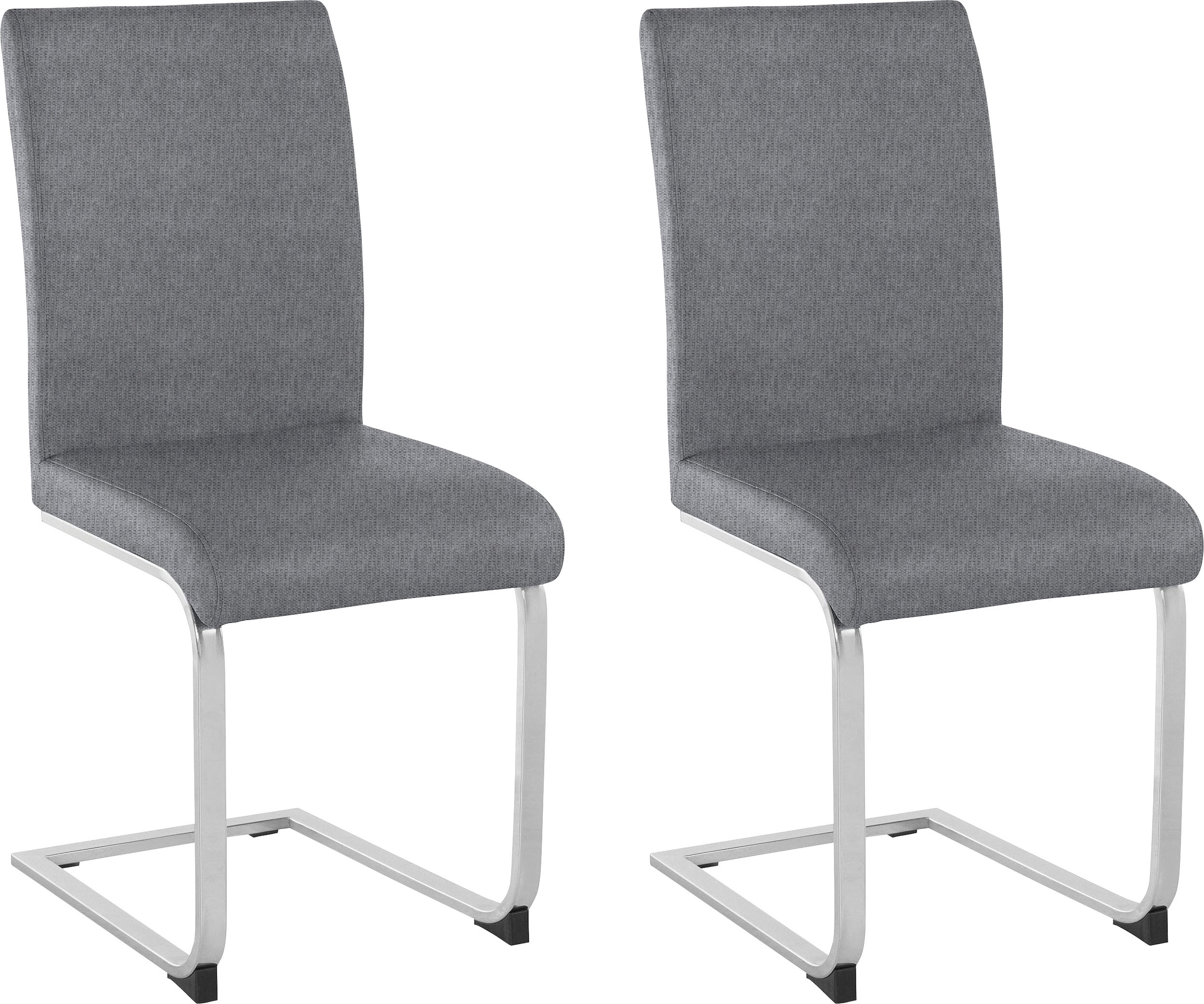 Home affaire Freischwinger "Charissa" (Set) 2 Stk. Strukturstoff Bezug in v günstig online kaufen