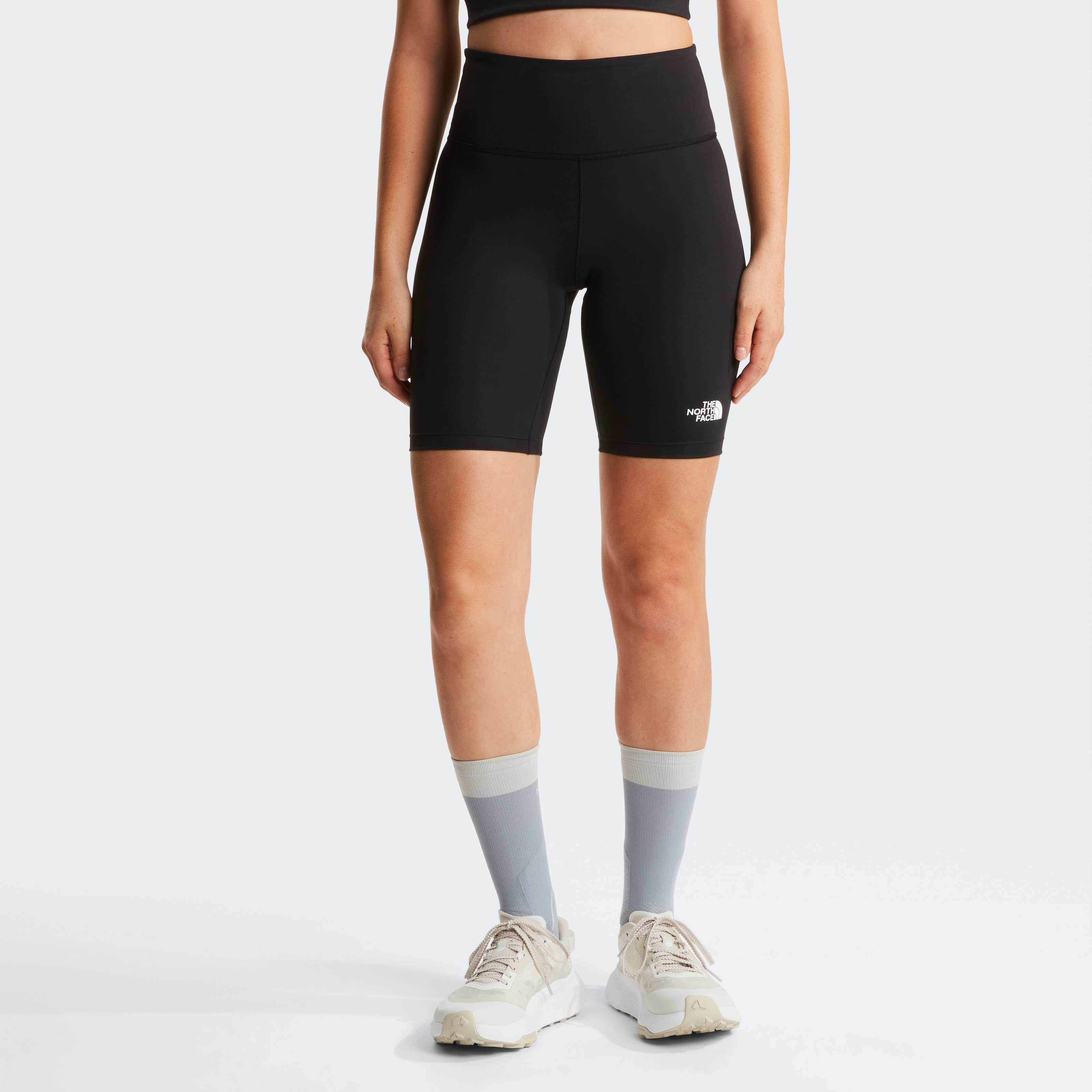 The North Face Radlerhose "W FLEX 8IN TIGHT" sportlicher Stil, bequeme Passform