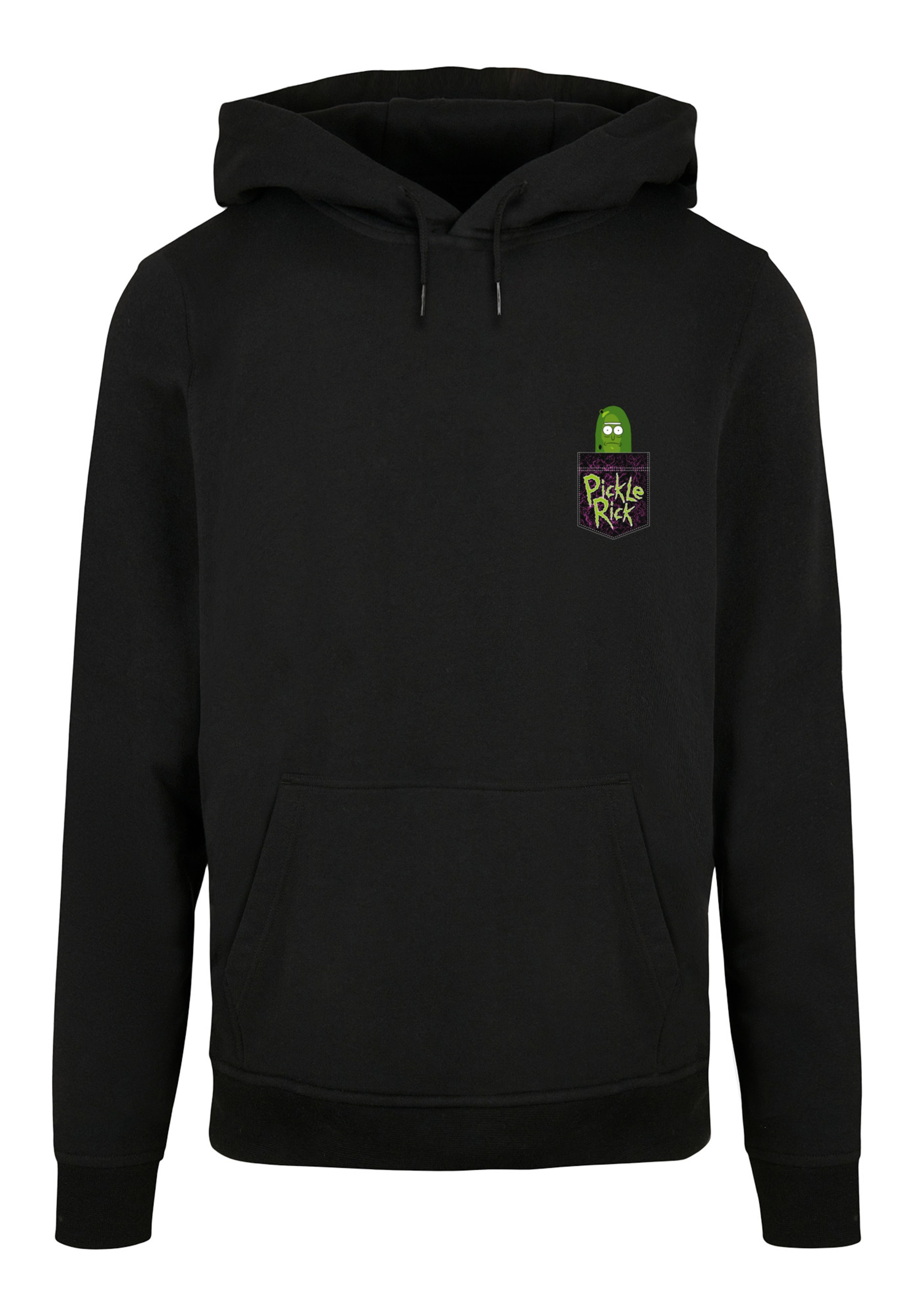 F4NT4STIC Kapuzenpullover "Rick und Morty Pickle Rick Brust Druck", Print günstig online kaufen