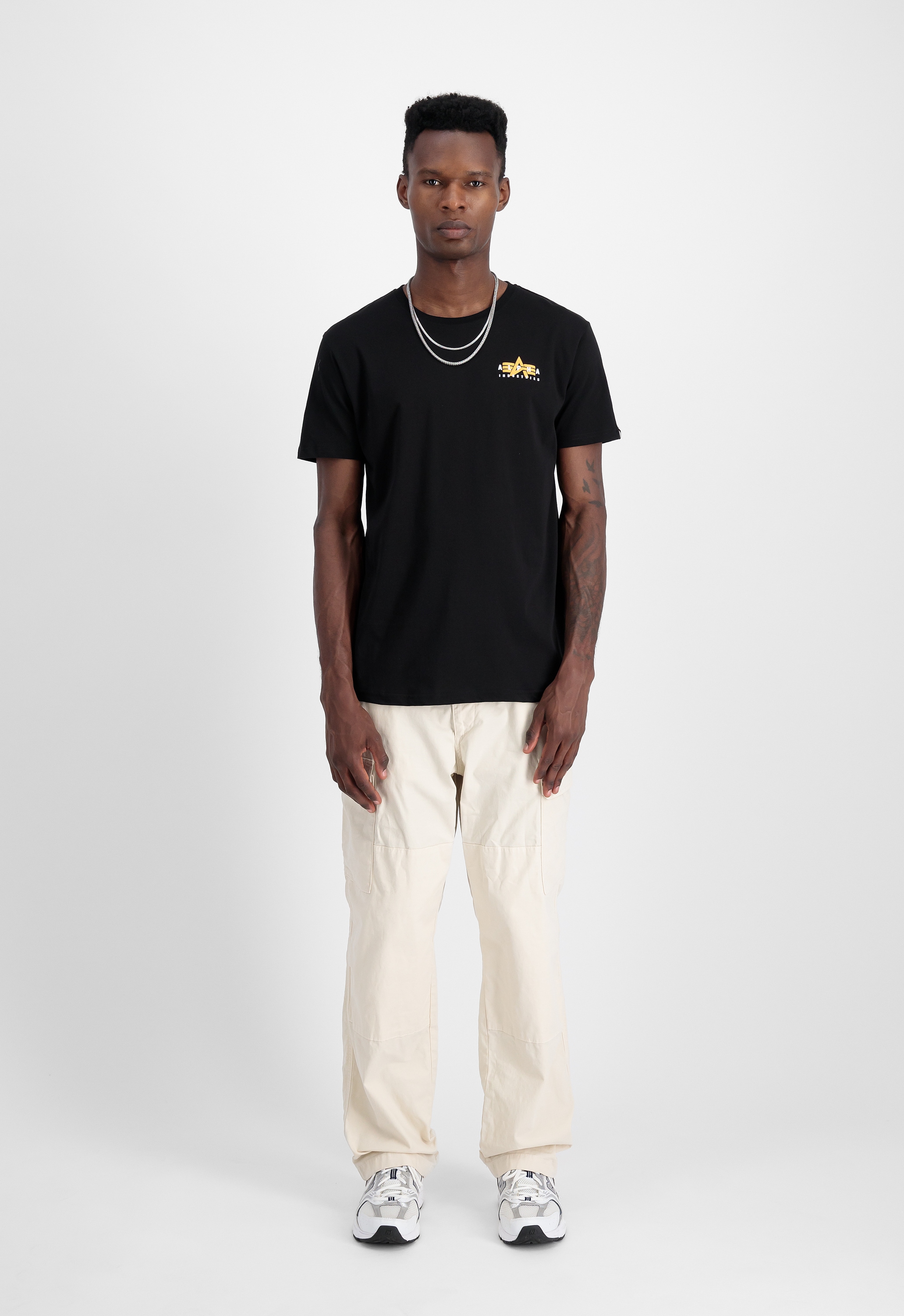 Alpha Industries T-Shirt »Puff Print Logo Backprint T-Shirt«