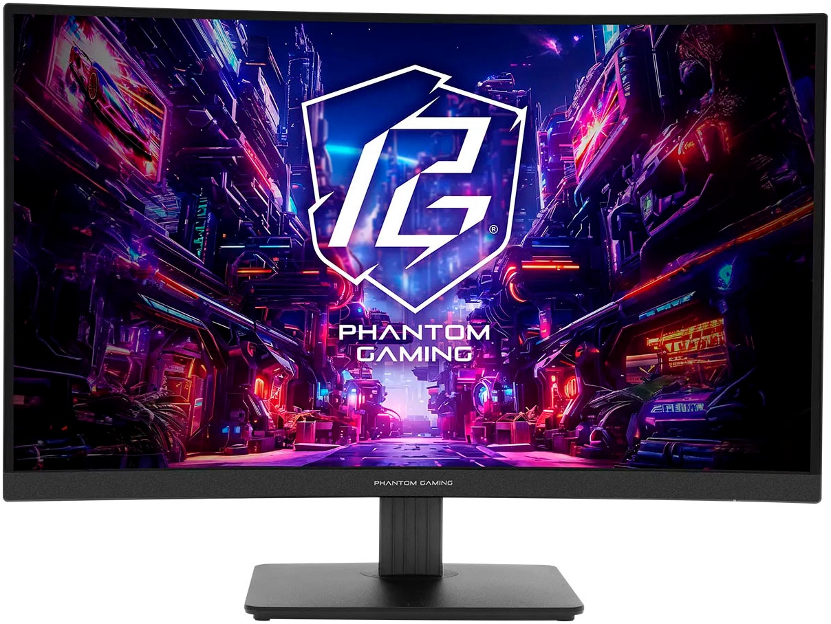 ASROCK Curved-Gaming-Monitor "PG27QR", B:61cm H:36,7cm T:9,3cm, schwarz, Monitore