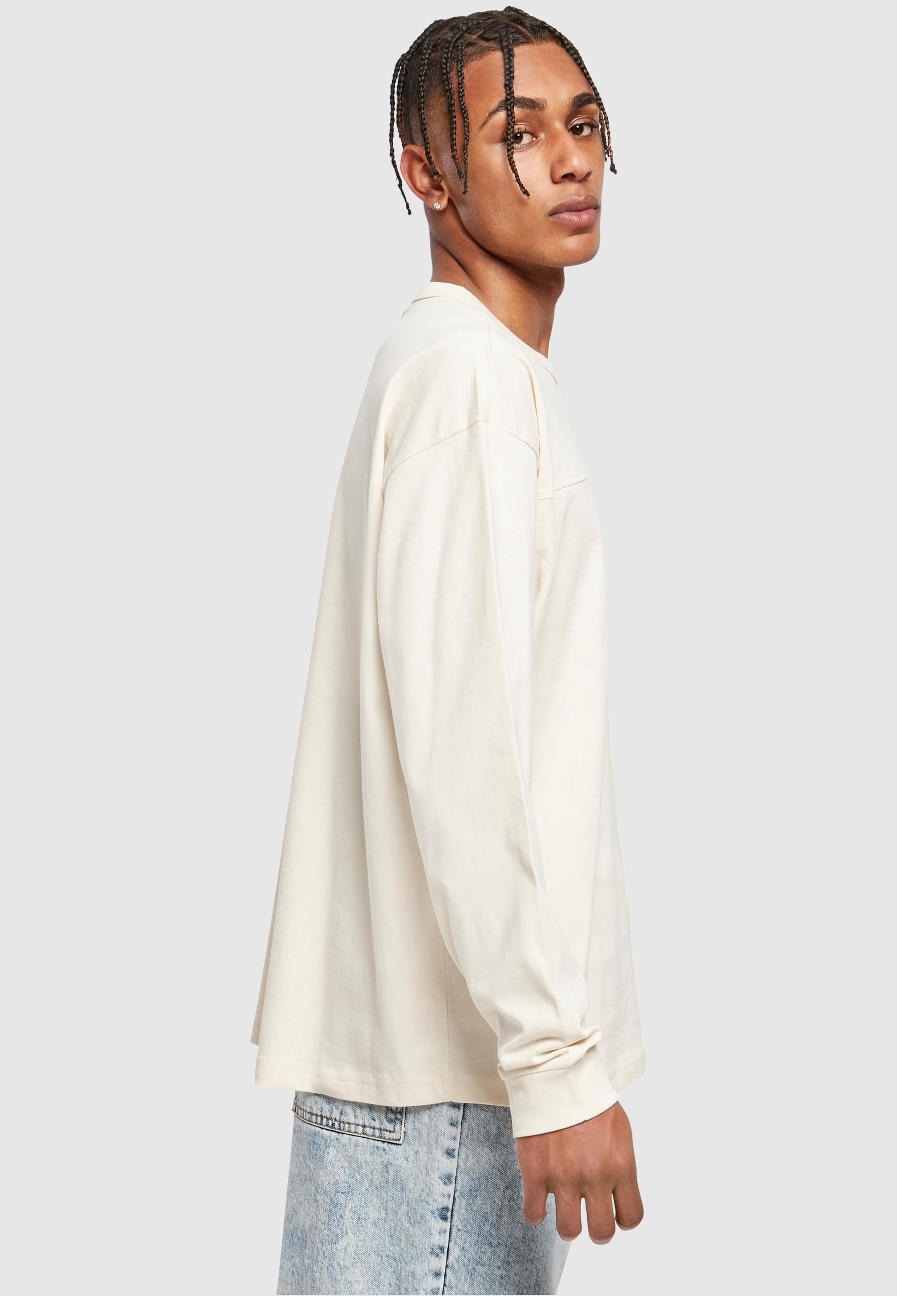 URBAN CLASSICS Longsleeve »Urban Classics Herren Organic Cotton Short Curved Oversized LS«, (1 tlg.)
