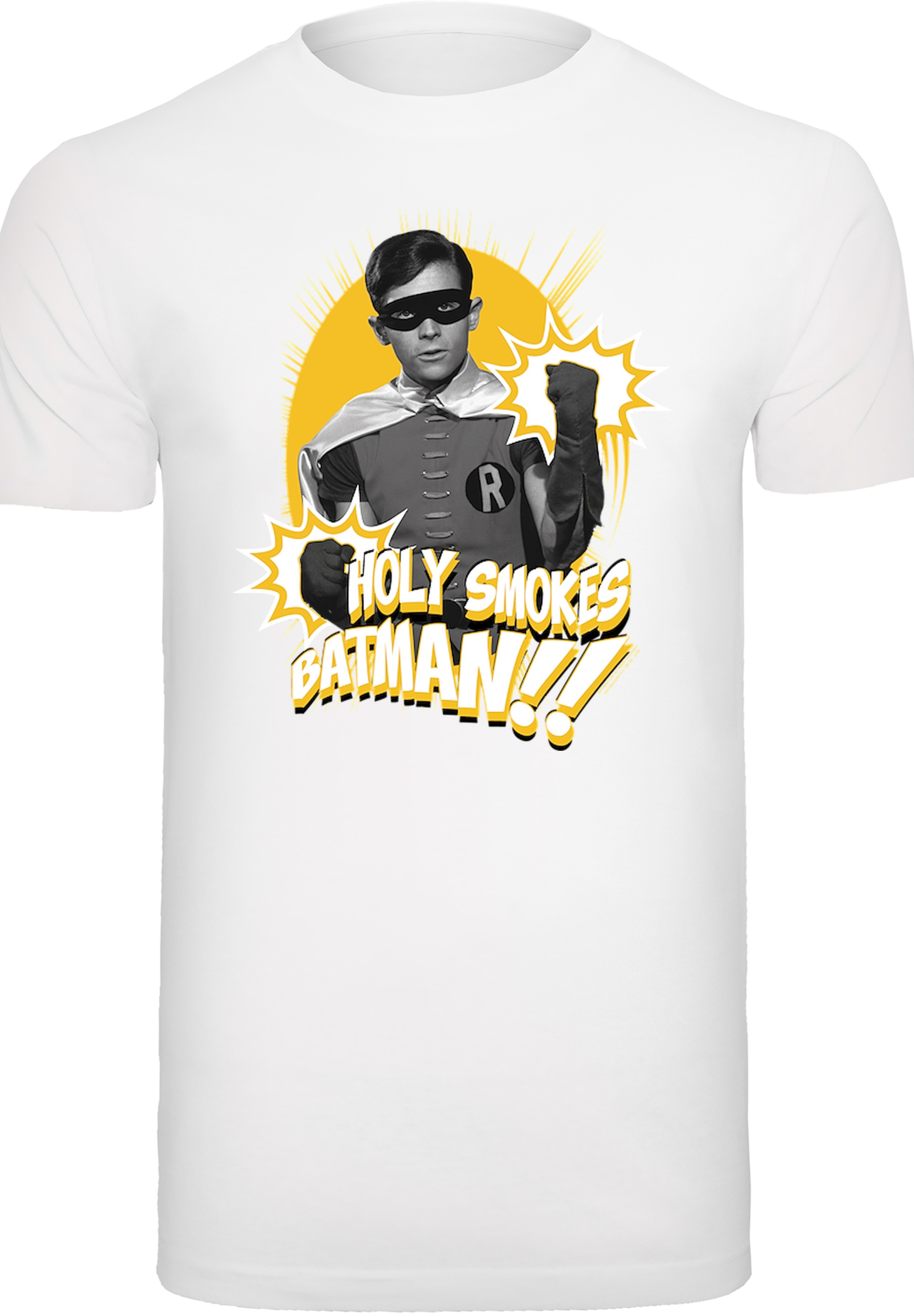 F4NT4STIC T-Shirt »DC Comics Batman TV Series Robin Holy Smokes«, Herren,Premium Merch,Regular-Fit,Basic,Bedruckt