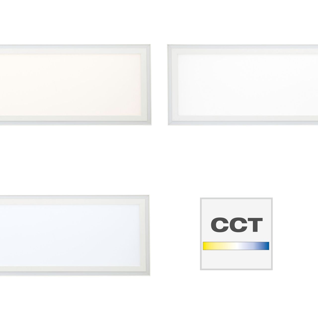 Brilliant LED Panel »Lanette«, 1 flammig, LED Deckenlampe 120x30cm weiß