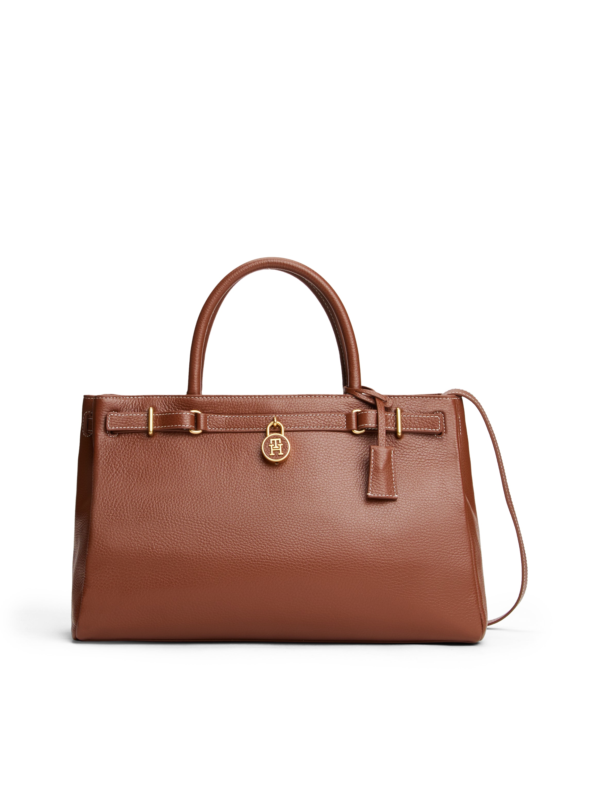 Tommy Hilfiger Tragetasche "AMERICAN ICON TOTE LEATHER", Damen Handtasche, günstig online kaufen