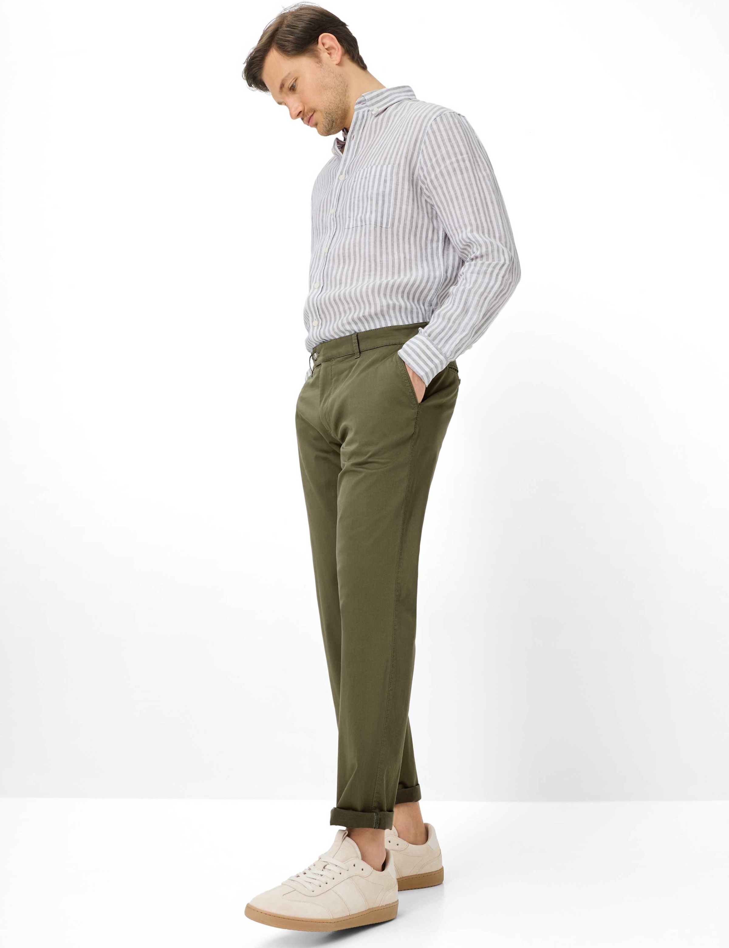 BRAX EVEREST Chino Pants Olive 30 2
