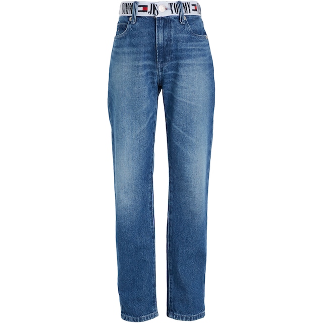 Tommy Hilfiger Straight-Jeans »MODERN STRAIGHT MONOTYPE TAPE«, mit coolem  Tommy Jeans Bund online kaufen | BAUR