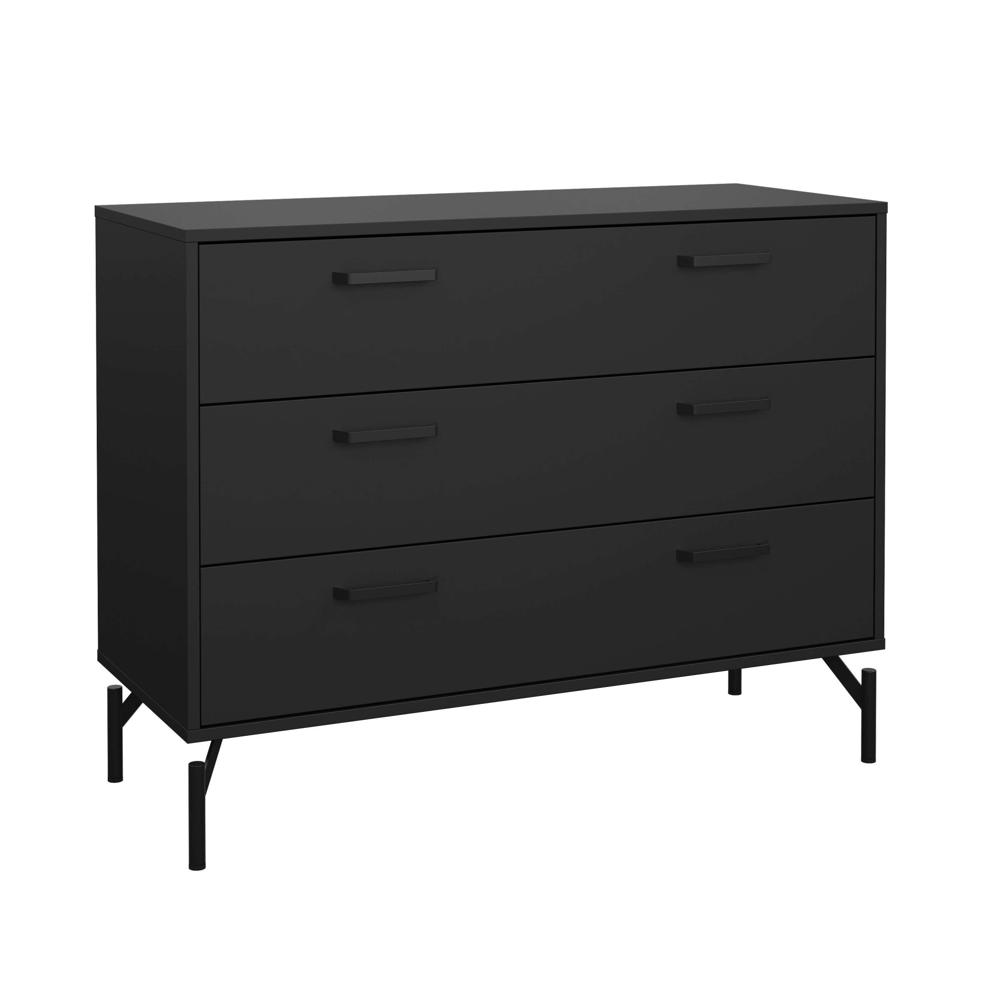 Thumbnail - INOSIGN Kommode "Dana, Aufbewahrung, Schubladenschrank, Stauraum", Sideboard mit 3 Schubladen, Metallbeine, Breite 99 cm