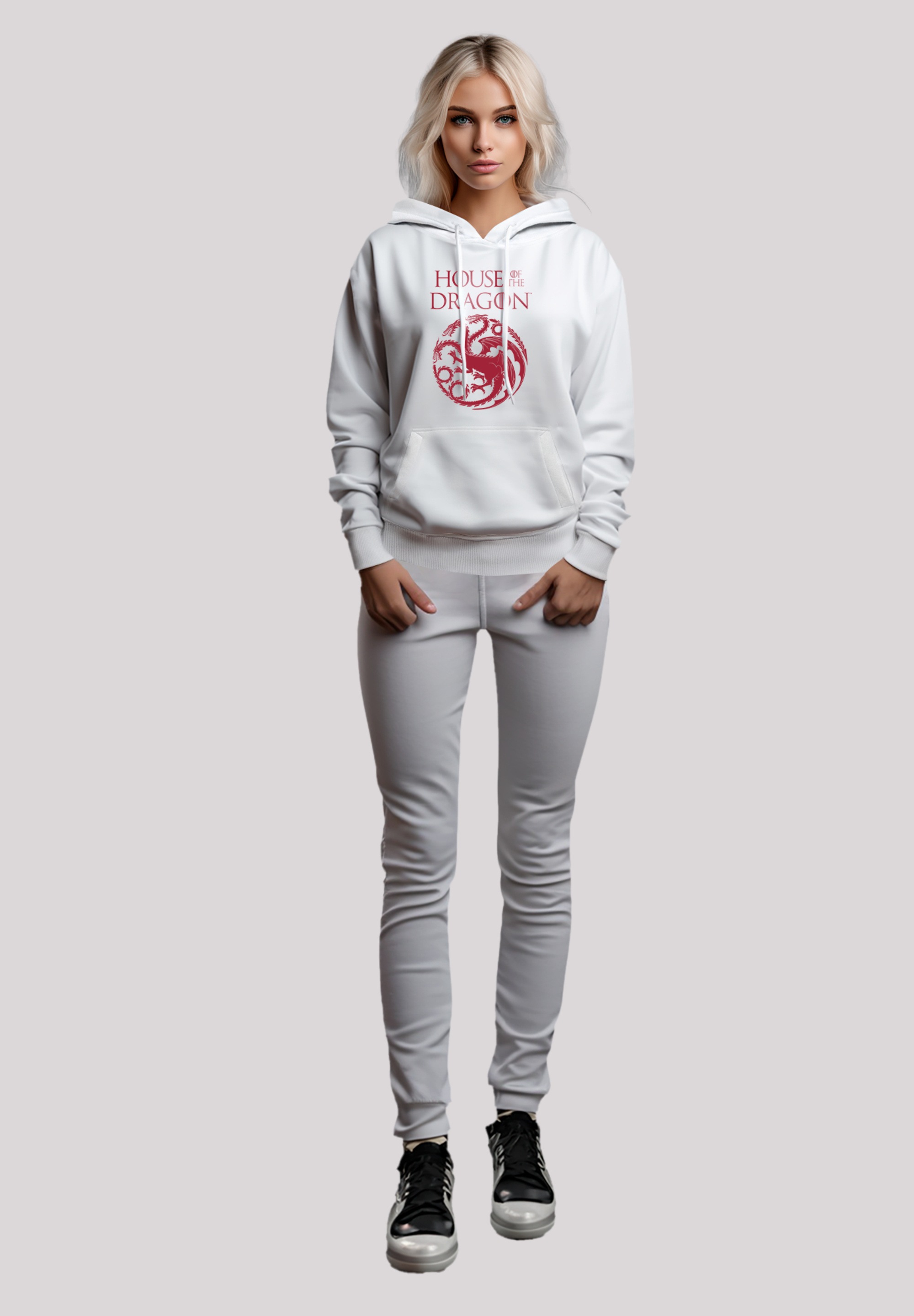 F4NT4STIC Kapuzenpullover »House Of The Dragon Targaryen Crest Logo«, Premium Qualität