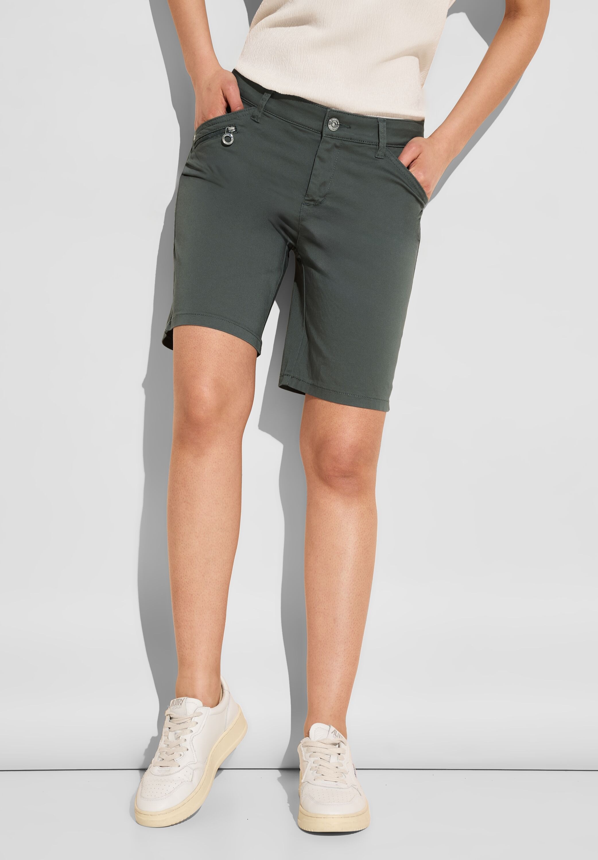 STREET ONE Shorts, Middle Waist