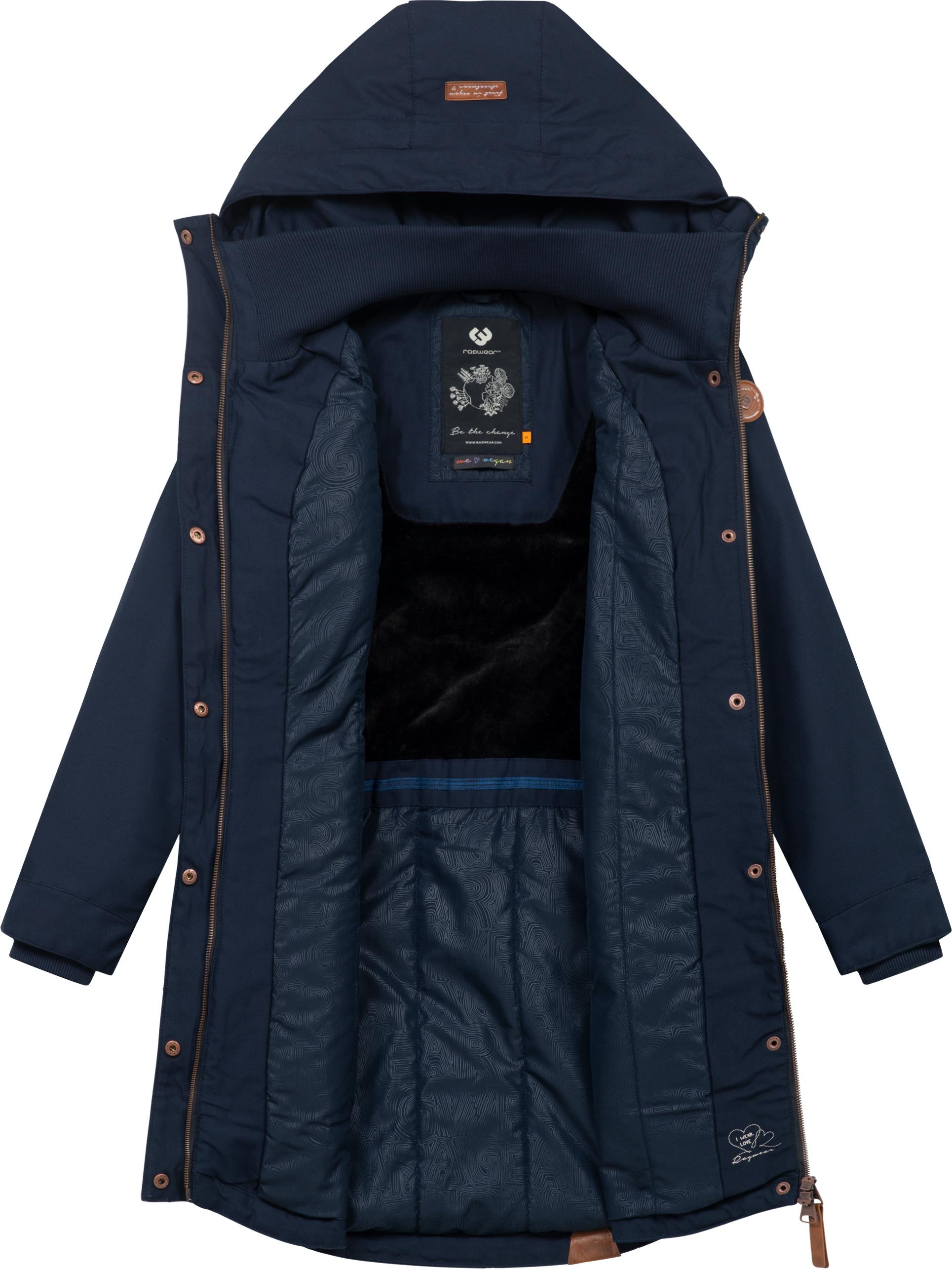 Ragwear Wintermantel »Jannisa«, stylischer Damen Winterparka mit Kapuze