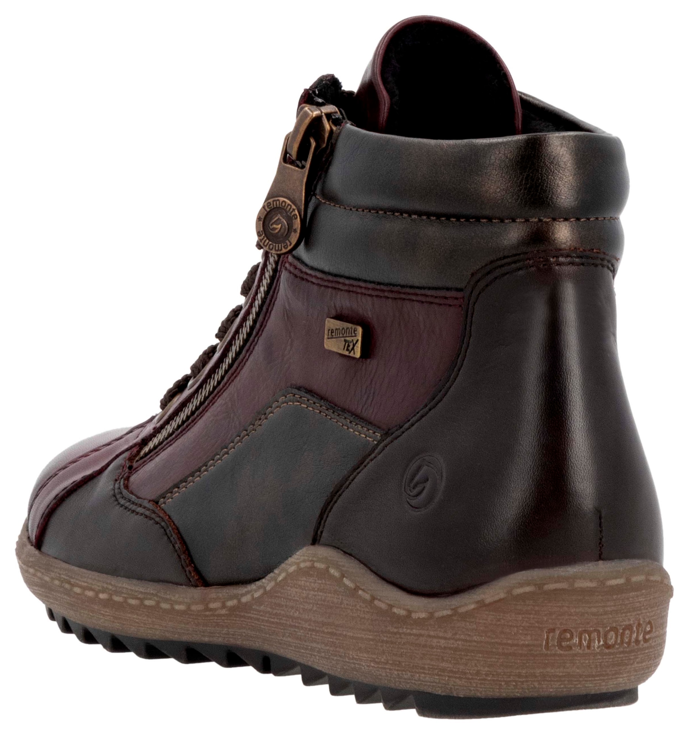 Remonte Schnürboots, Flats, Komfortschuh, Schnürstiefelette mit TEX-Membran