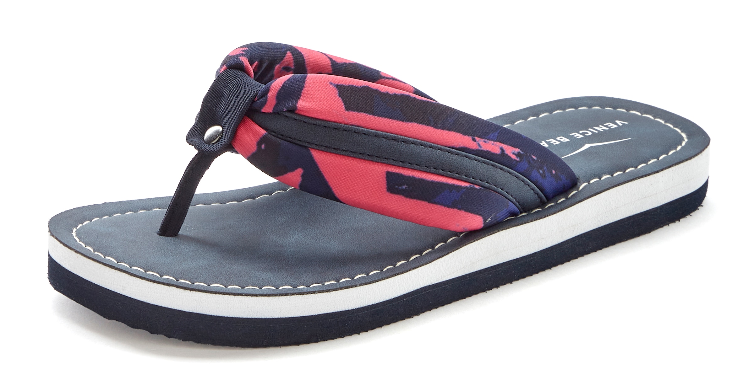 Venice Beach Zehentrenner, Flip Flop mit modischem Print VEGAN