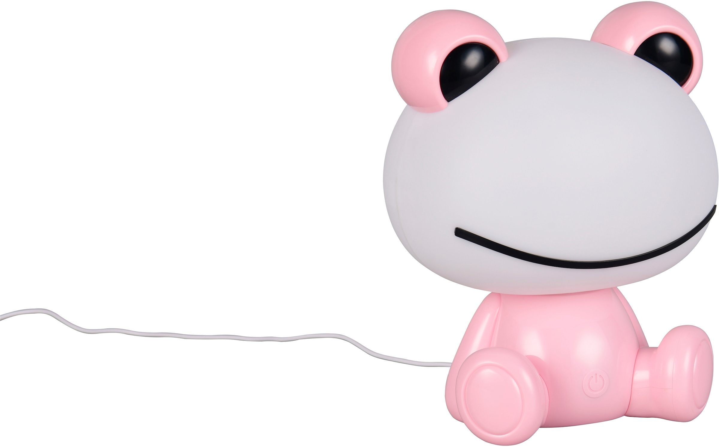 REALITY Leuchten LED Tischleuchte »HOPPER, Kinderzimmer Tischleuchte Nachttischleuchte Frosch Optik, RGB«, 1 flammig, Leuchtmittel LED-Board | LED fest integriert, 0,3W 30 Lumen warmweiß 3000K, RGB Farbwechsel Modus, USB-Anschluss