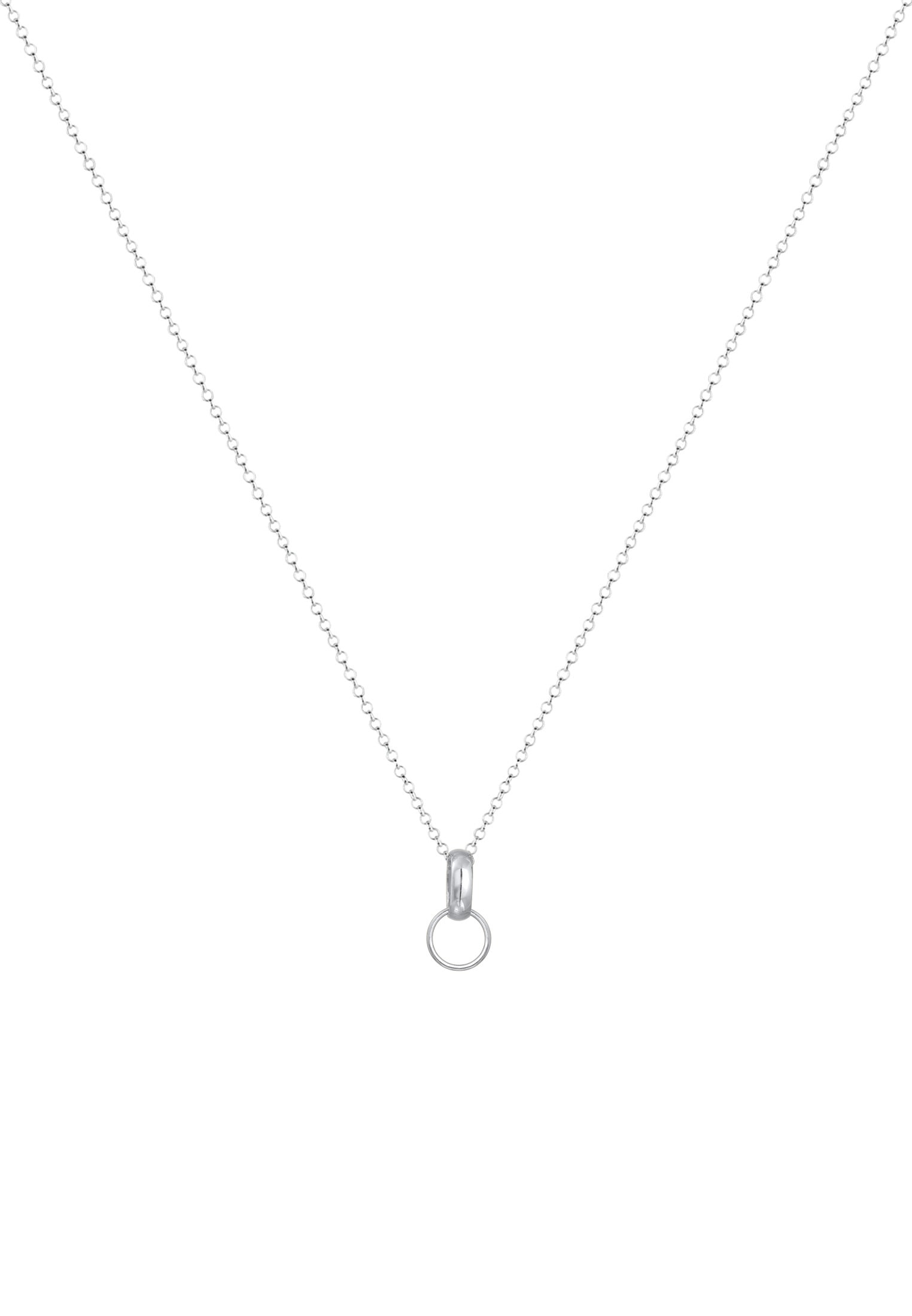 Nenalina Kette mit Anhänger »Halskette Charm Kette mit Carrier 925 Silber«