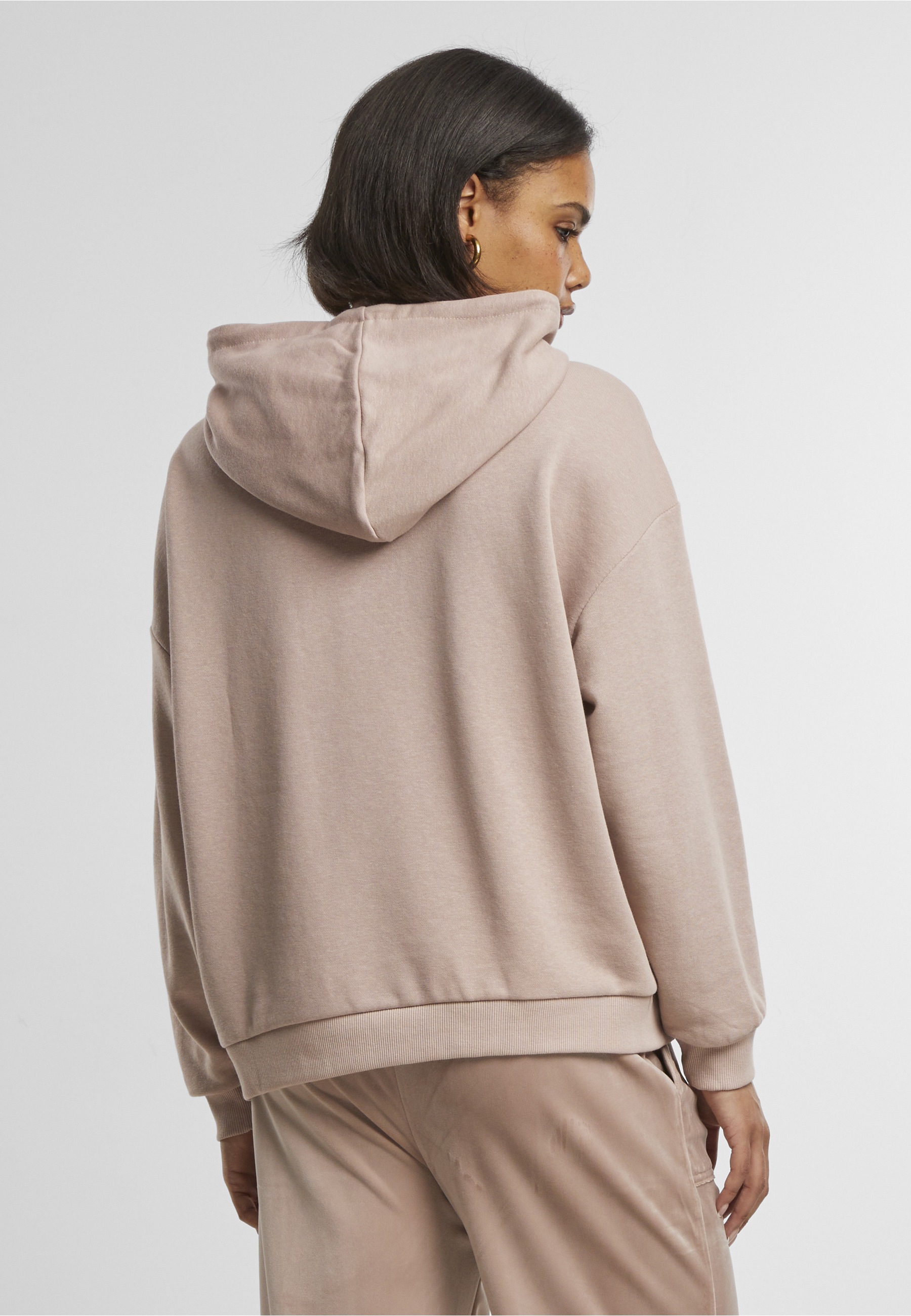 Urban Classics Light Terry Oversized Hoodie Dusk Rose L Womens 3