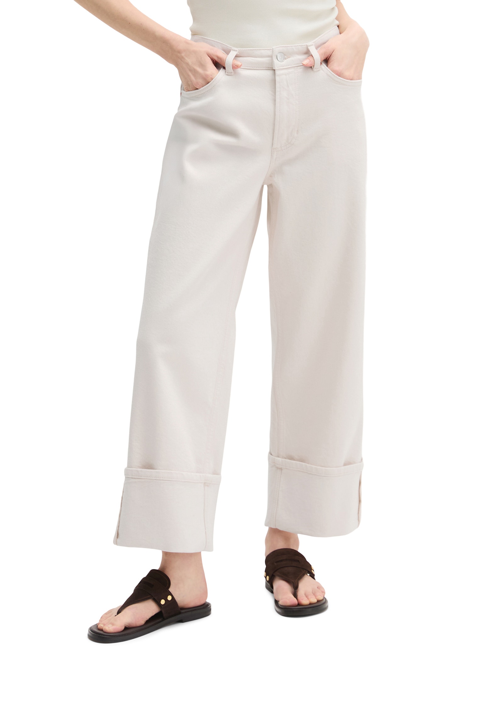 Marc OPolo Weite Jeans "aus Organic-Cotton-Lyocell-Mix" günstig online kaufen