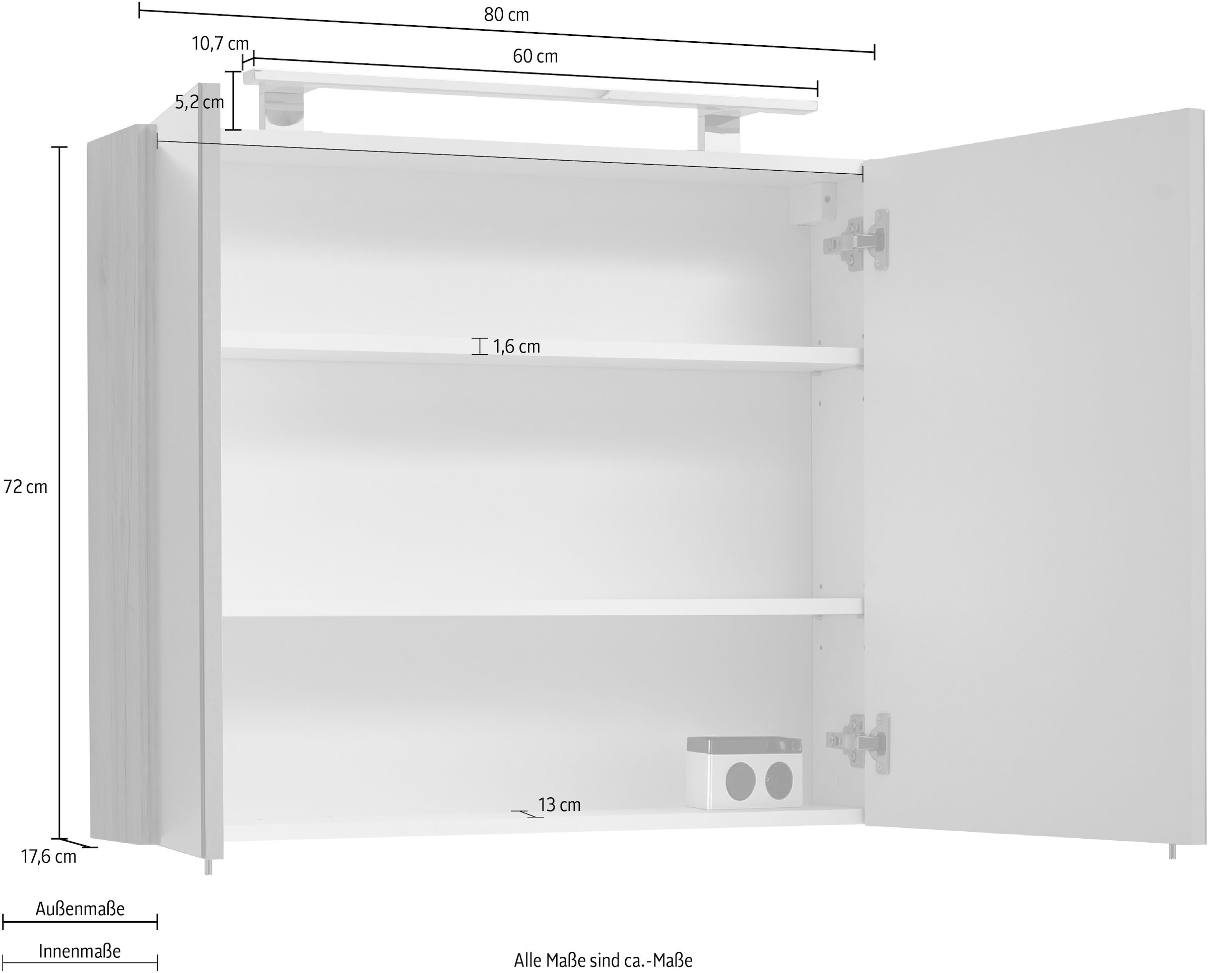 OPTIFIT BAUR | »Yukon« kaufen Spiegelschrank