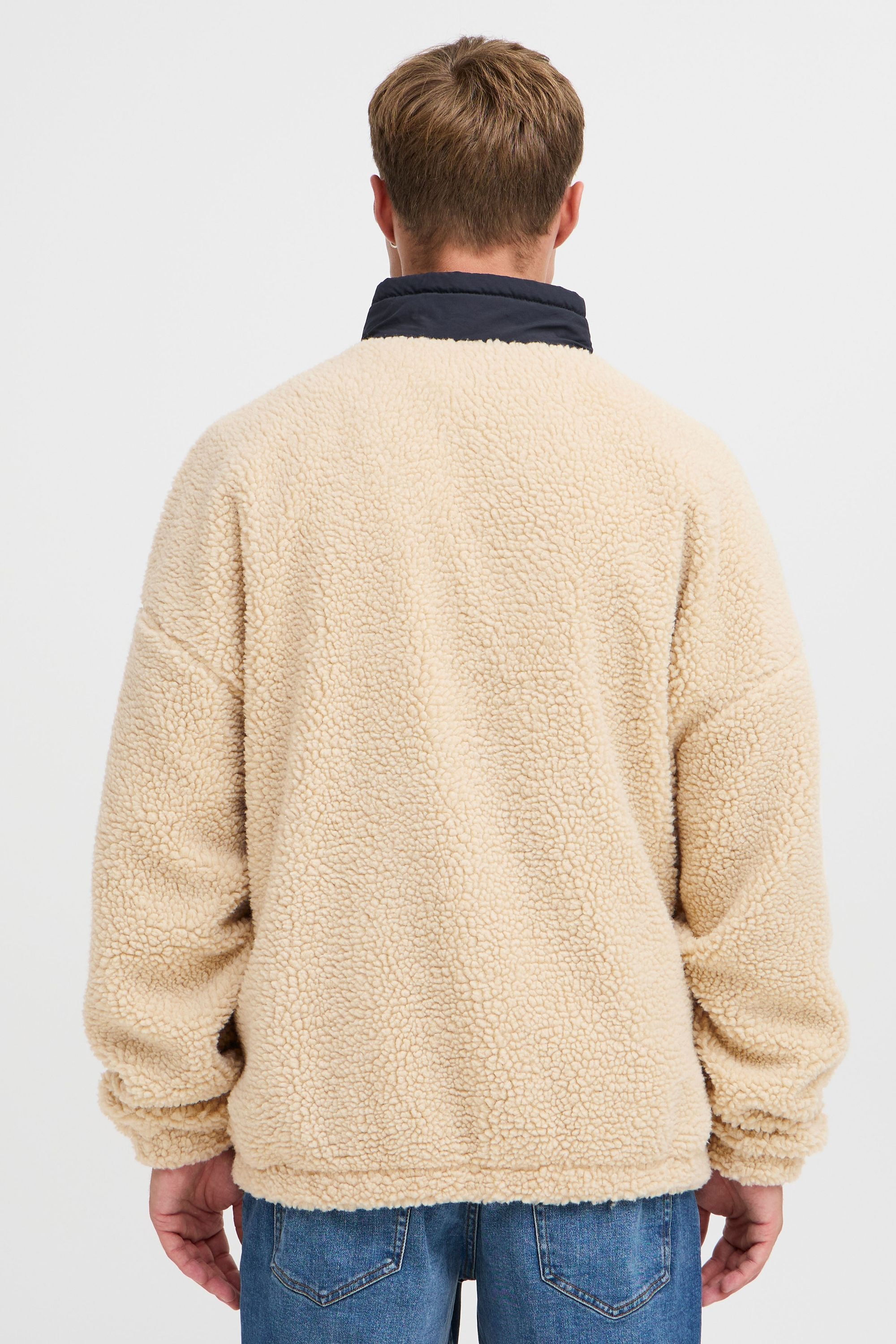 !solid Fellimitatjacke SOLID "Fellimitatjacke SDMARKMANN", Herren, Gr. M, beige (oatmeal), Obermaterial: 100% Polyester PES., Jacken 3