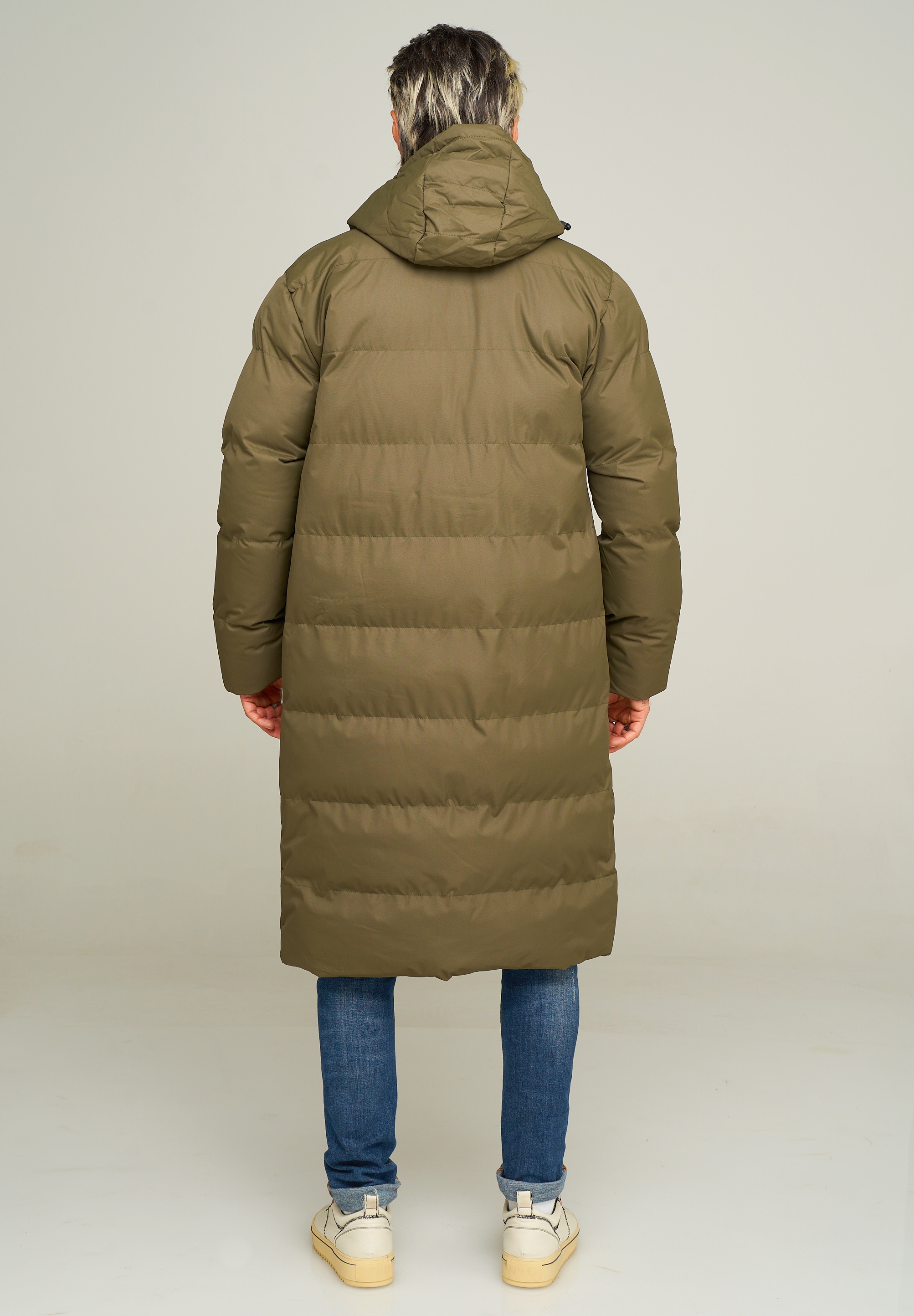 behype Parka »LONGLINE PUFFER PARKA«, mit Kapuze