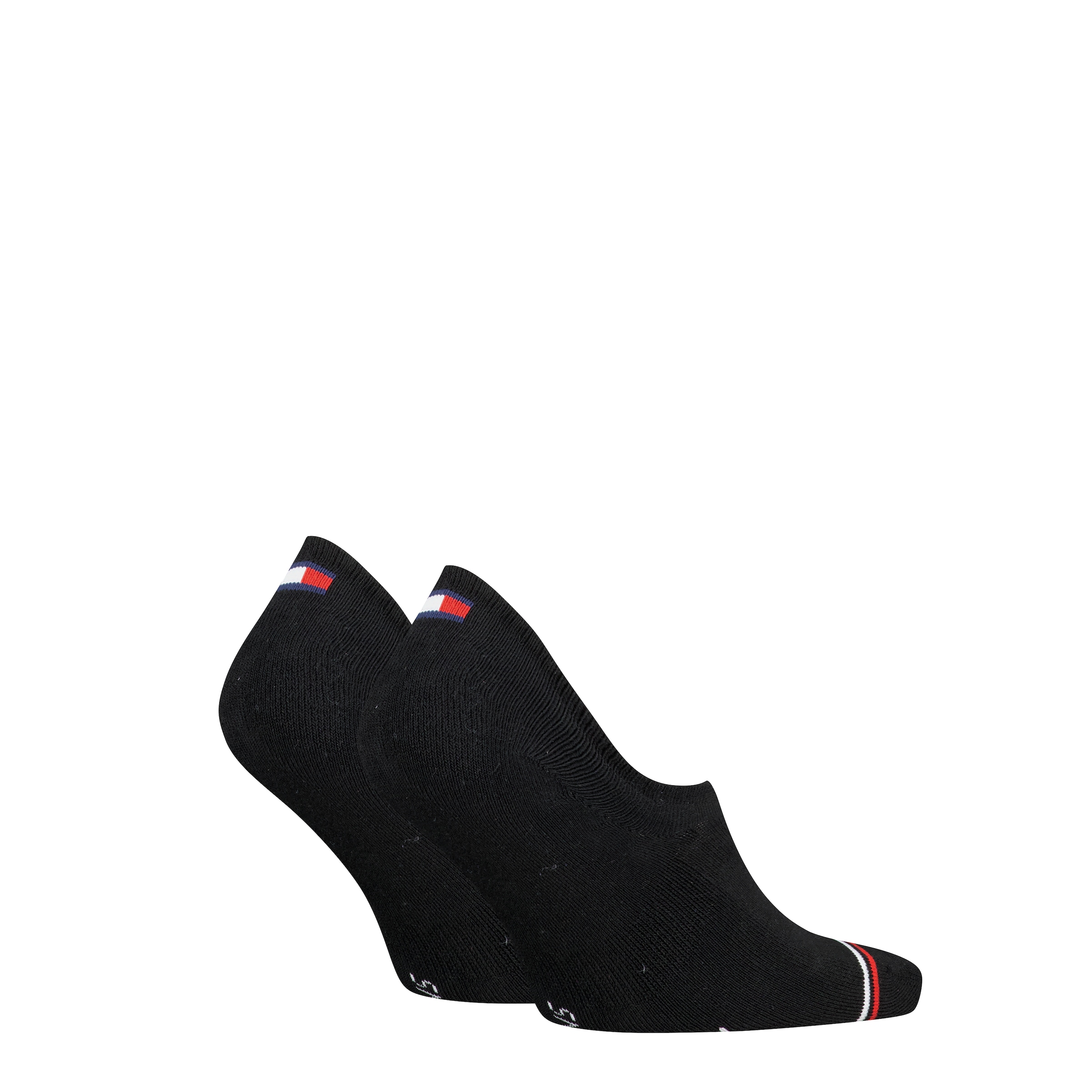 Tommy Hilfiger Füßlinge »TH UNI TJ FOOTIE 2P ICONIC«, (2 Paar), Mit eingestricktem Flag-Label